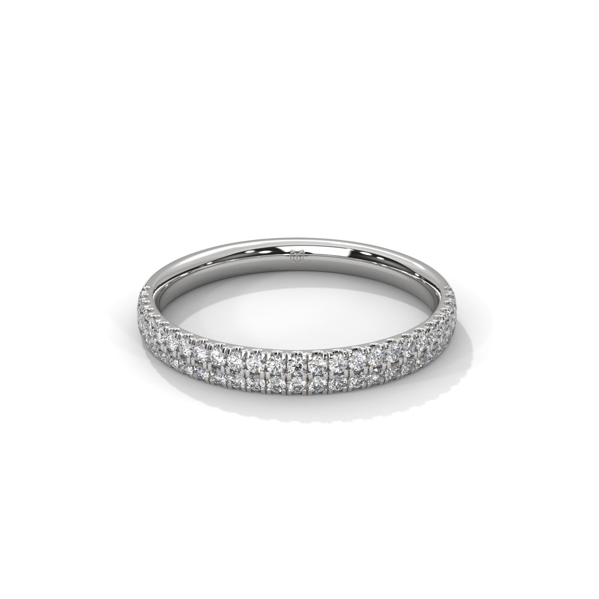 Double Row Pave Ring
