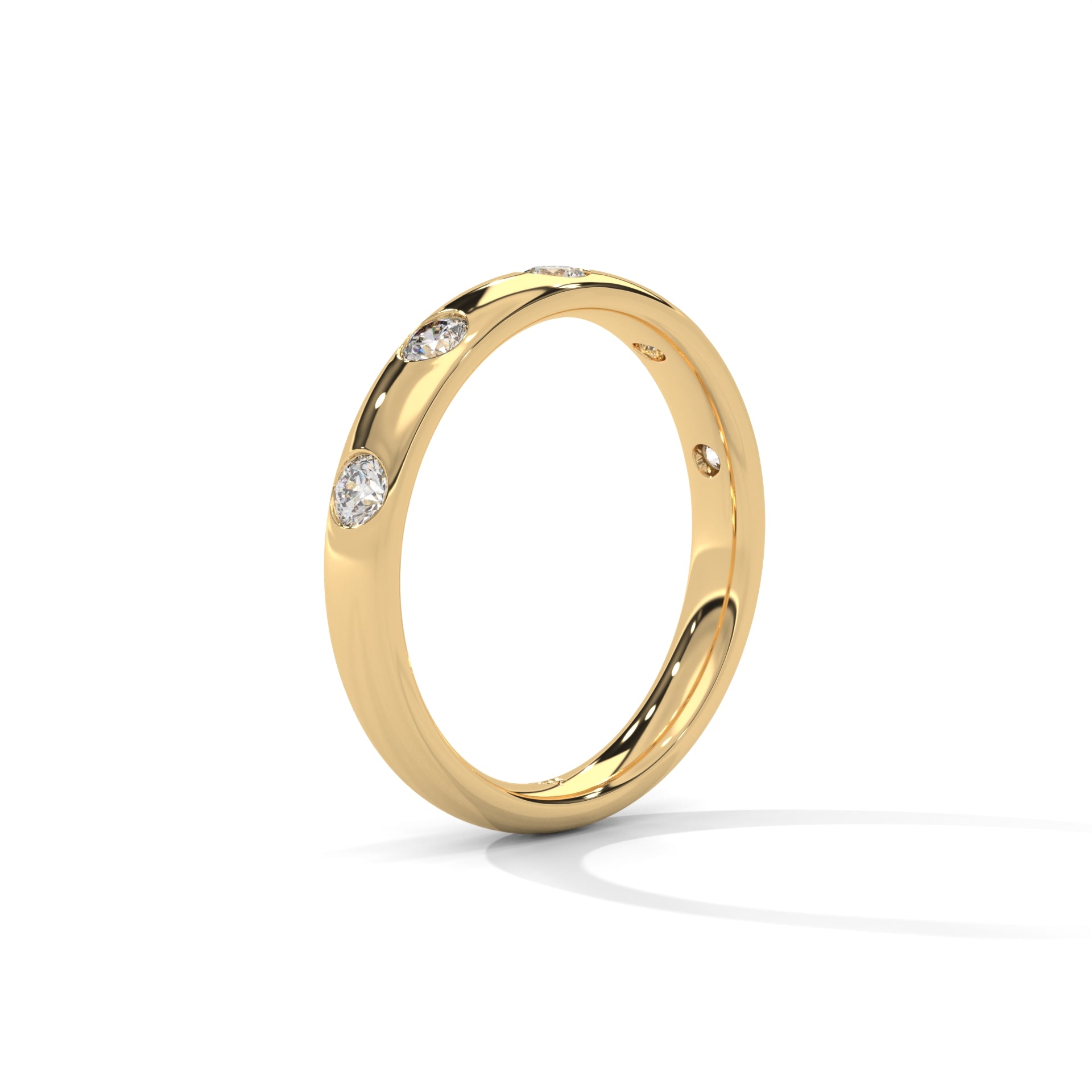 Inlay Diamond Ring