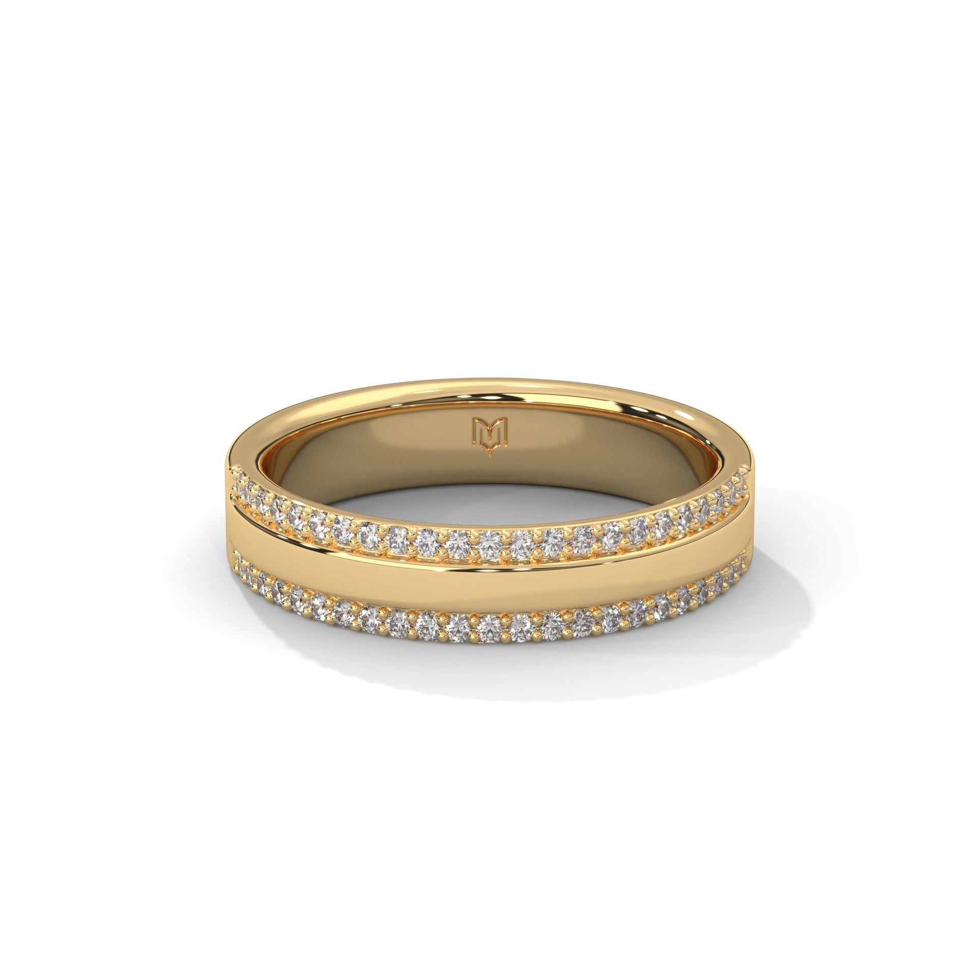 Diamond Border Ring