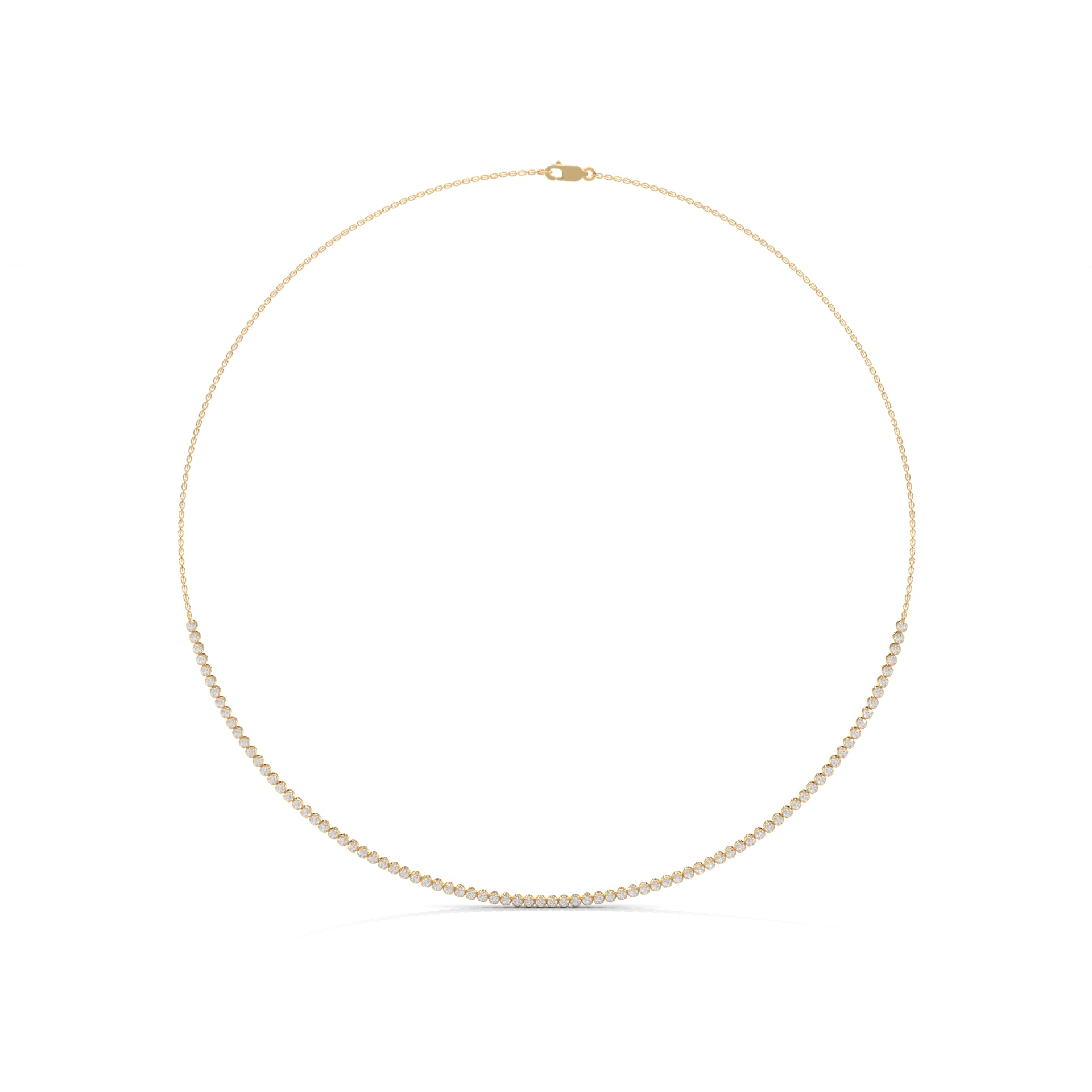 Mini Diamond Tennis Necklace