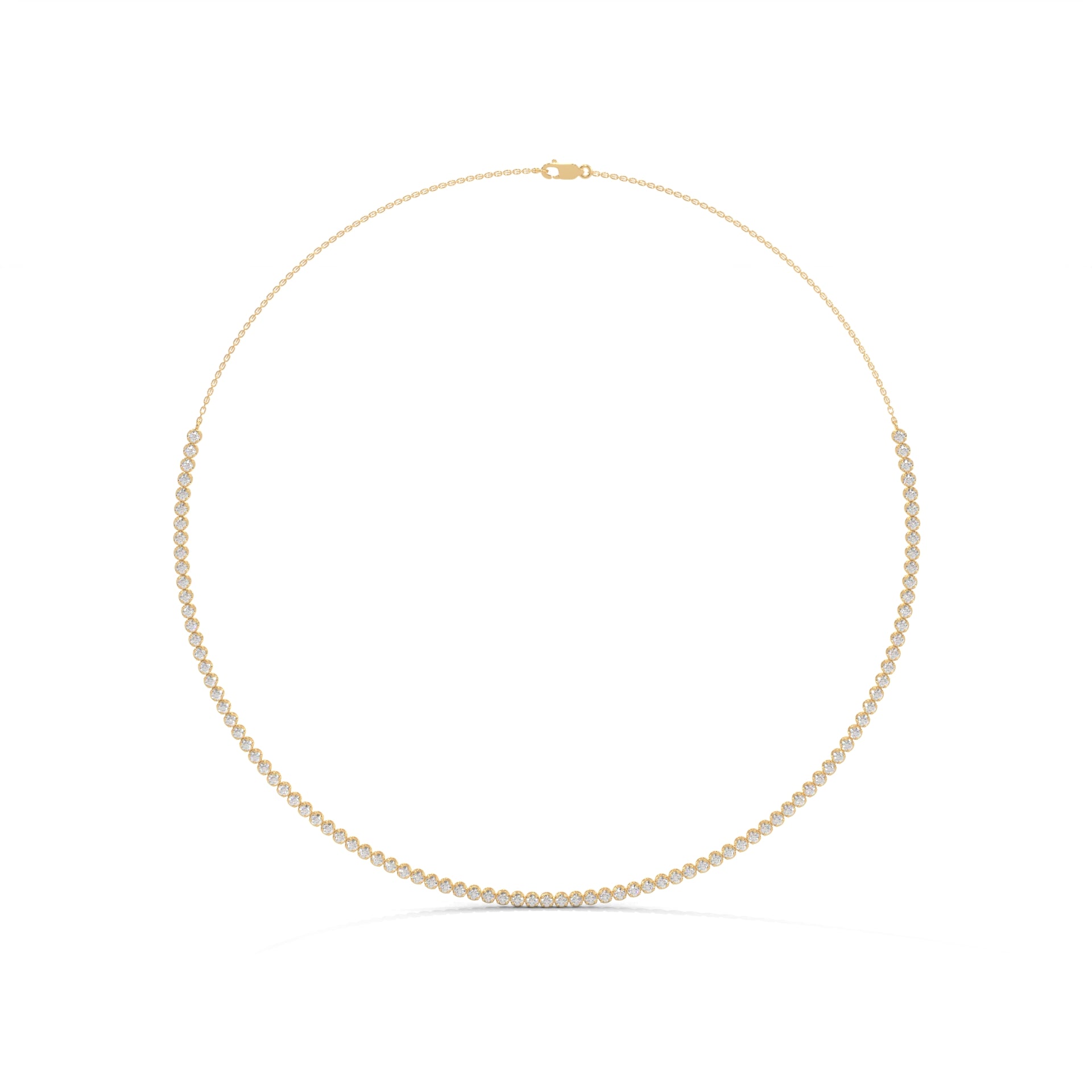 Mini Diamond Tennis Necklace