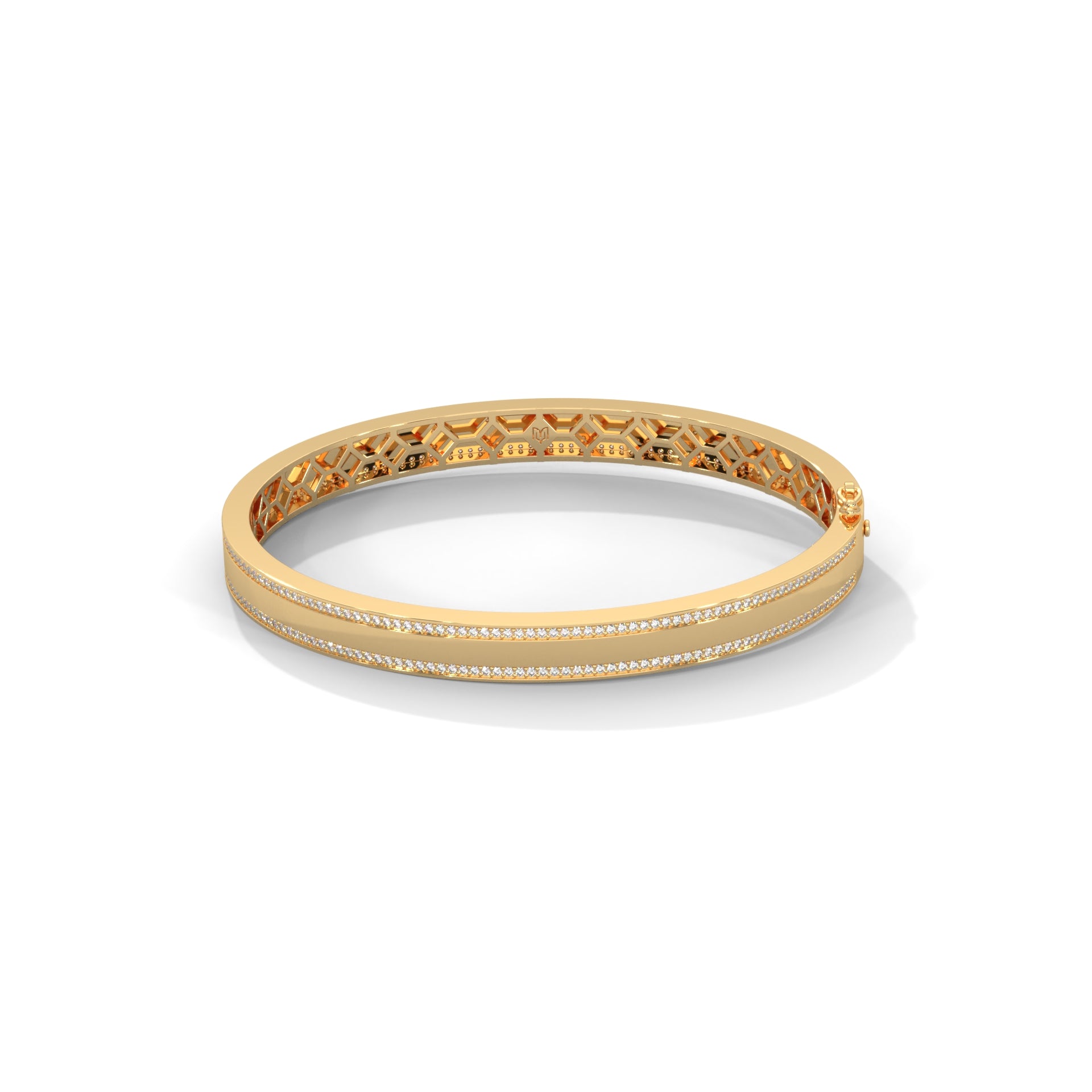 Diamond Border Bangle