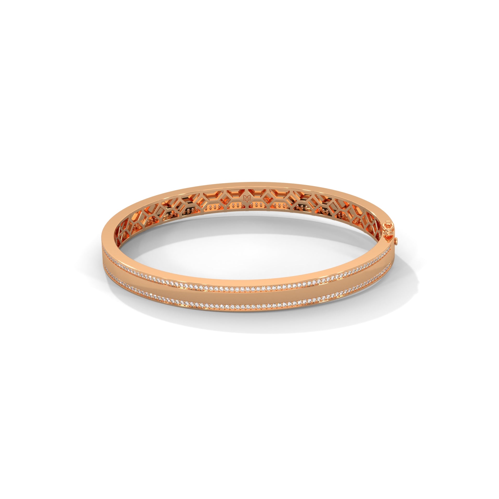 Diamond Border Bangle