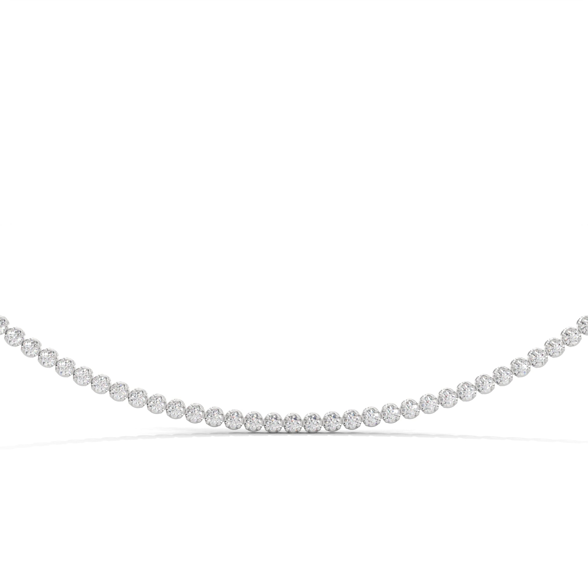 Mini Diamond Tennis Necklace