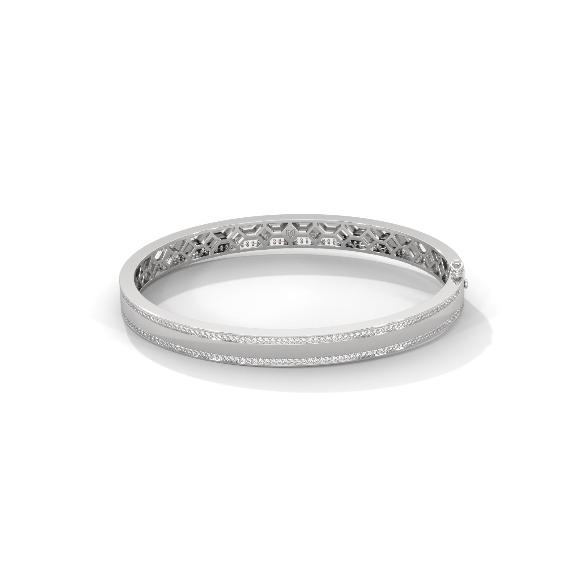 Diamond Border Bangle