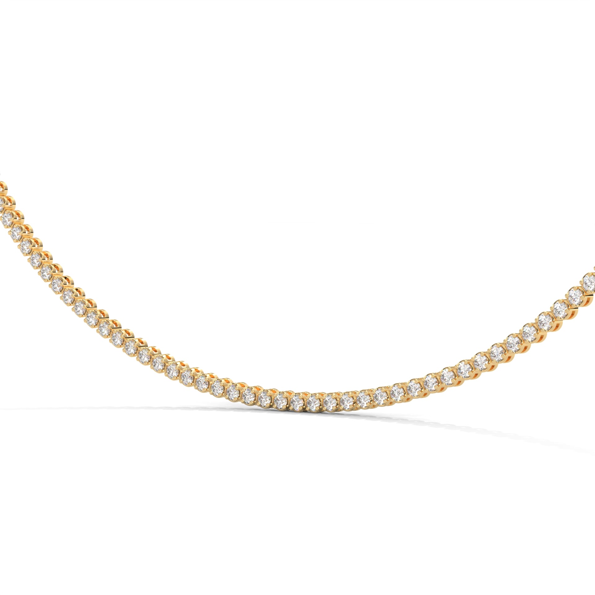 Mini Diamond Tennis Necklace