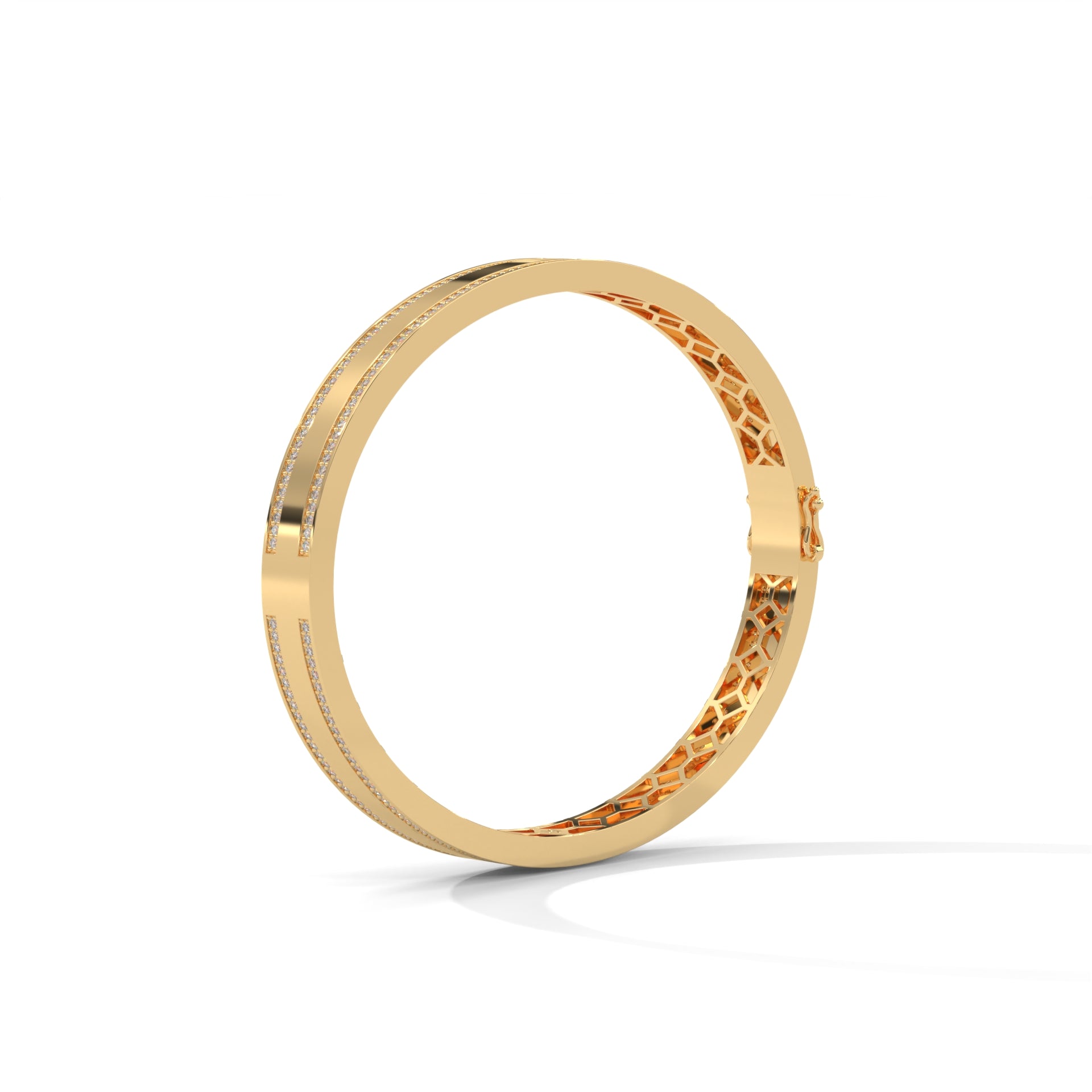 Diamond Border Bangle