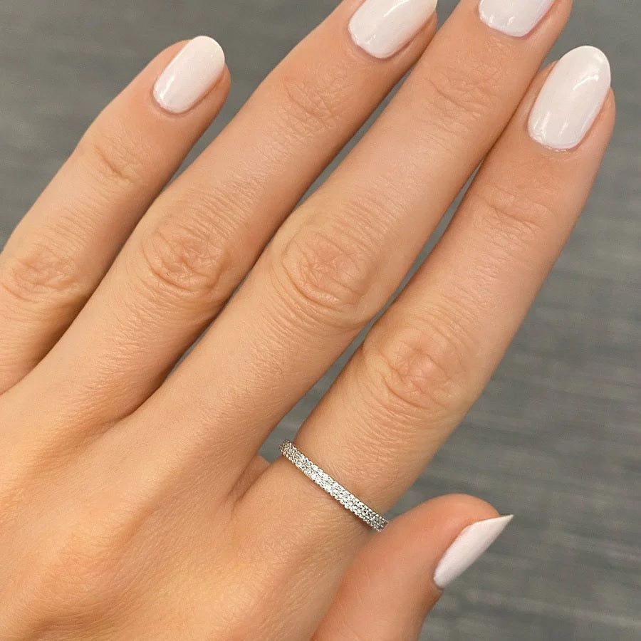 Double Row Pave Ring