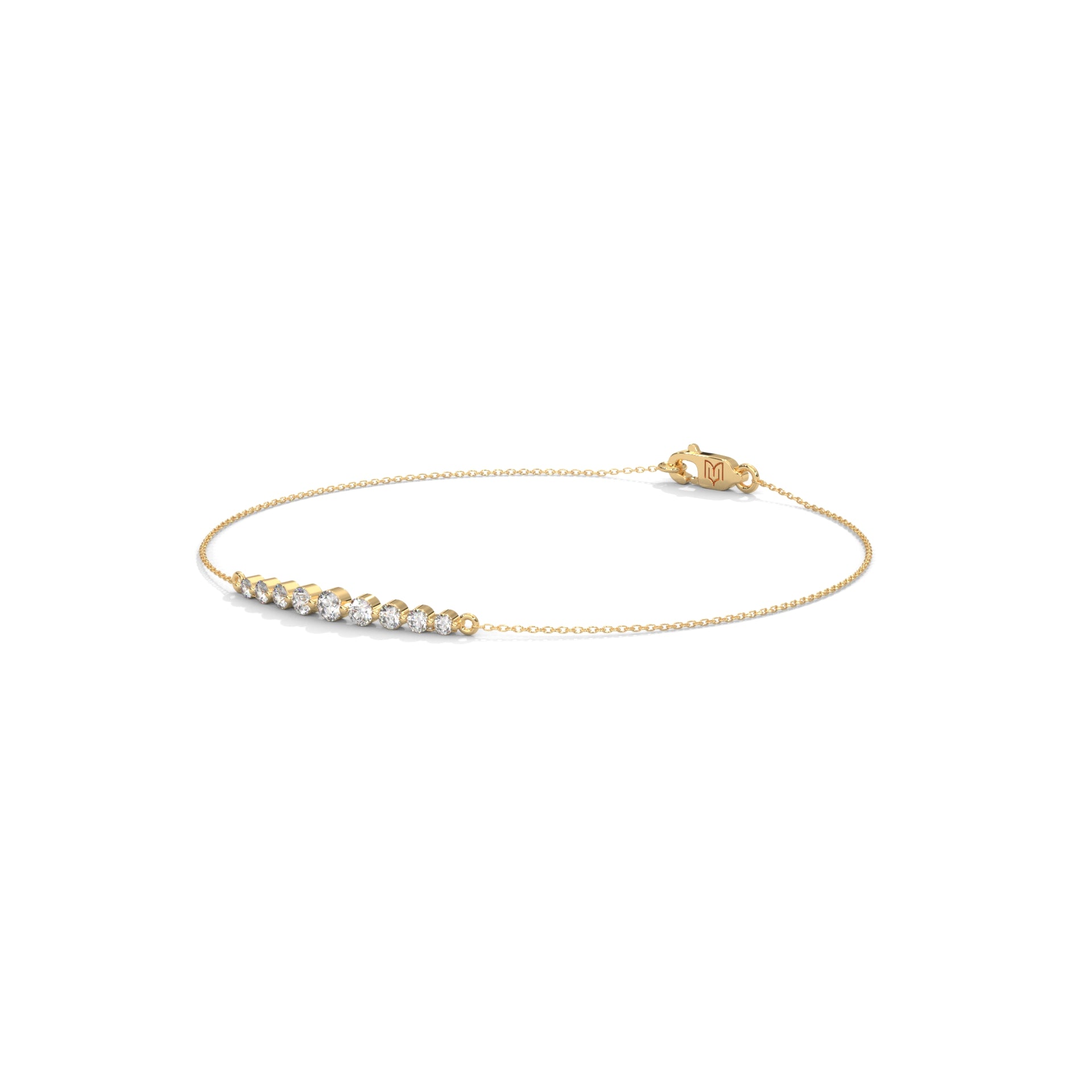 Single Prong Diamond Bracelet