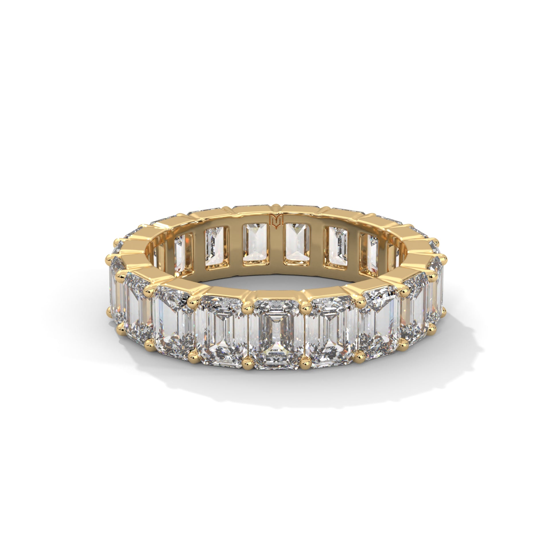 Emerald Eternity Ring - Full Coverage