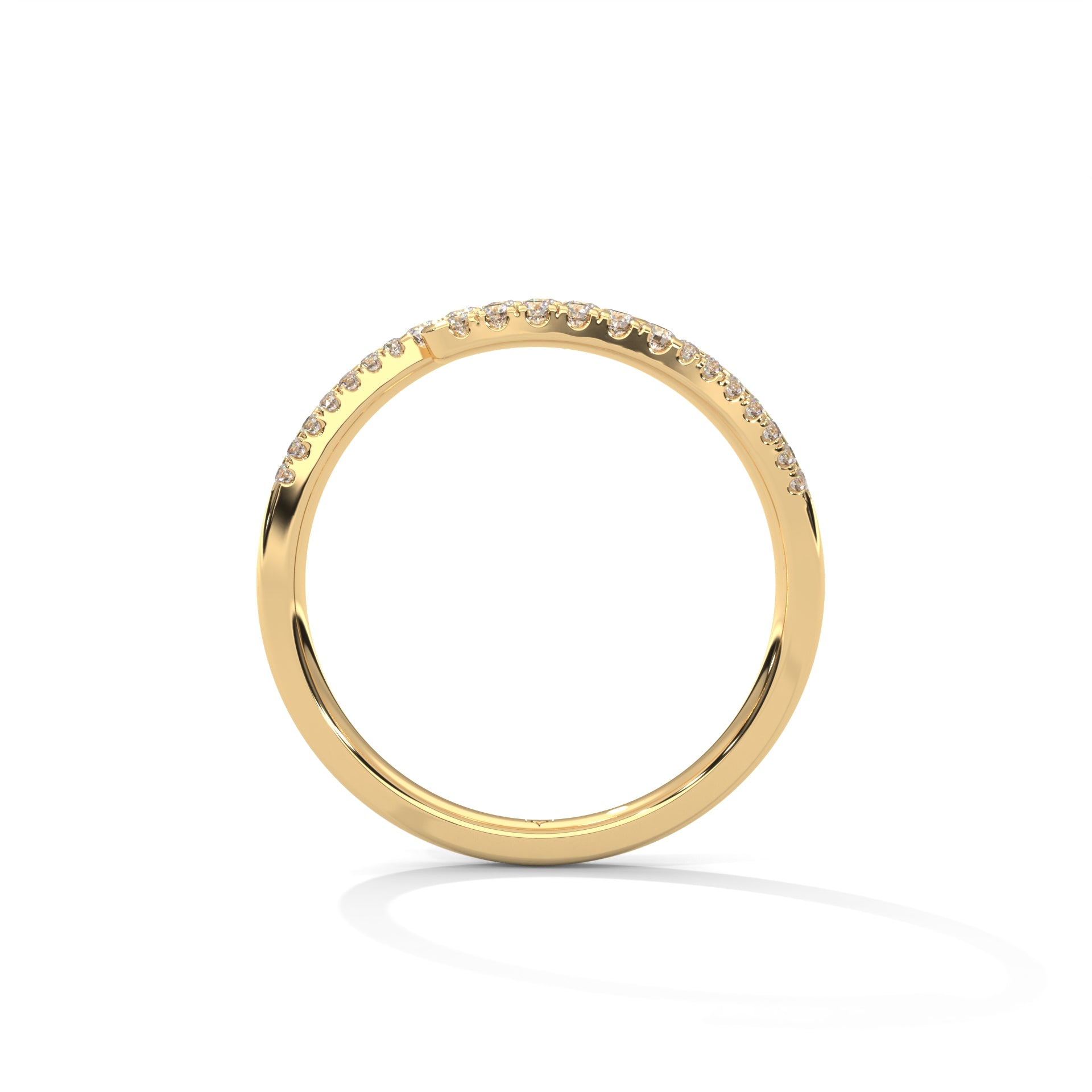 Round Diamond Wrap Ring