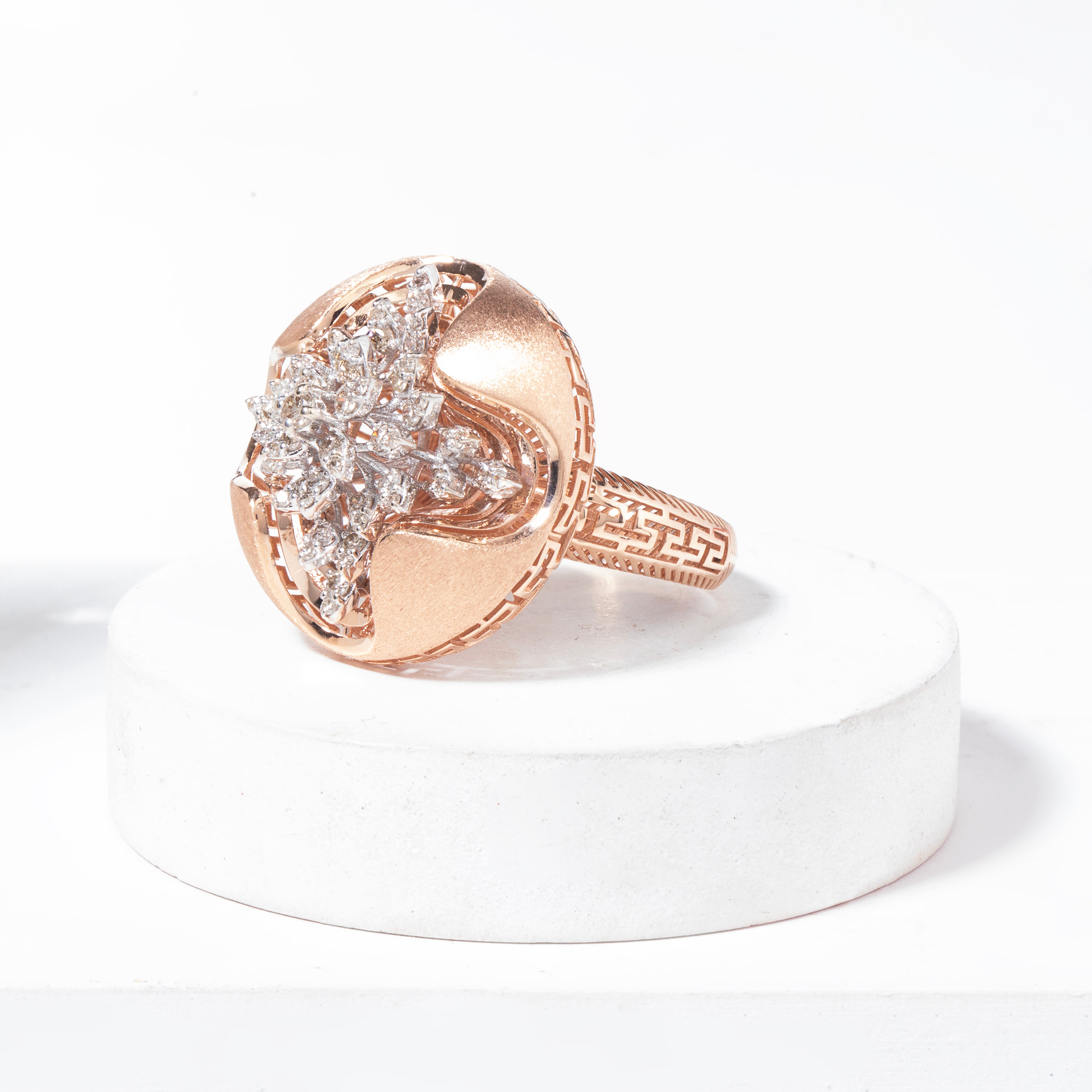 Blooming Flower Diamond Ring