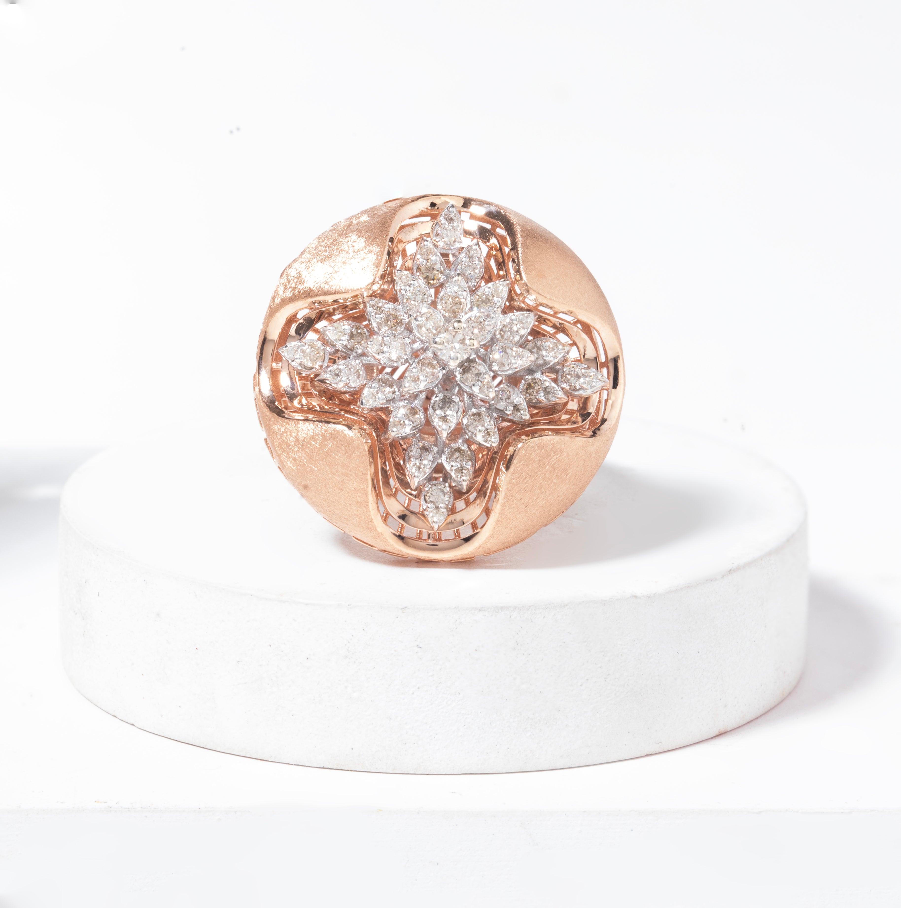 Blooming Flower Diamond Ring