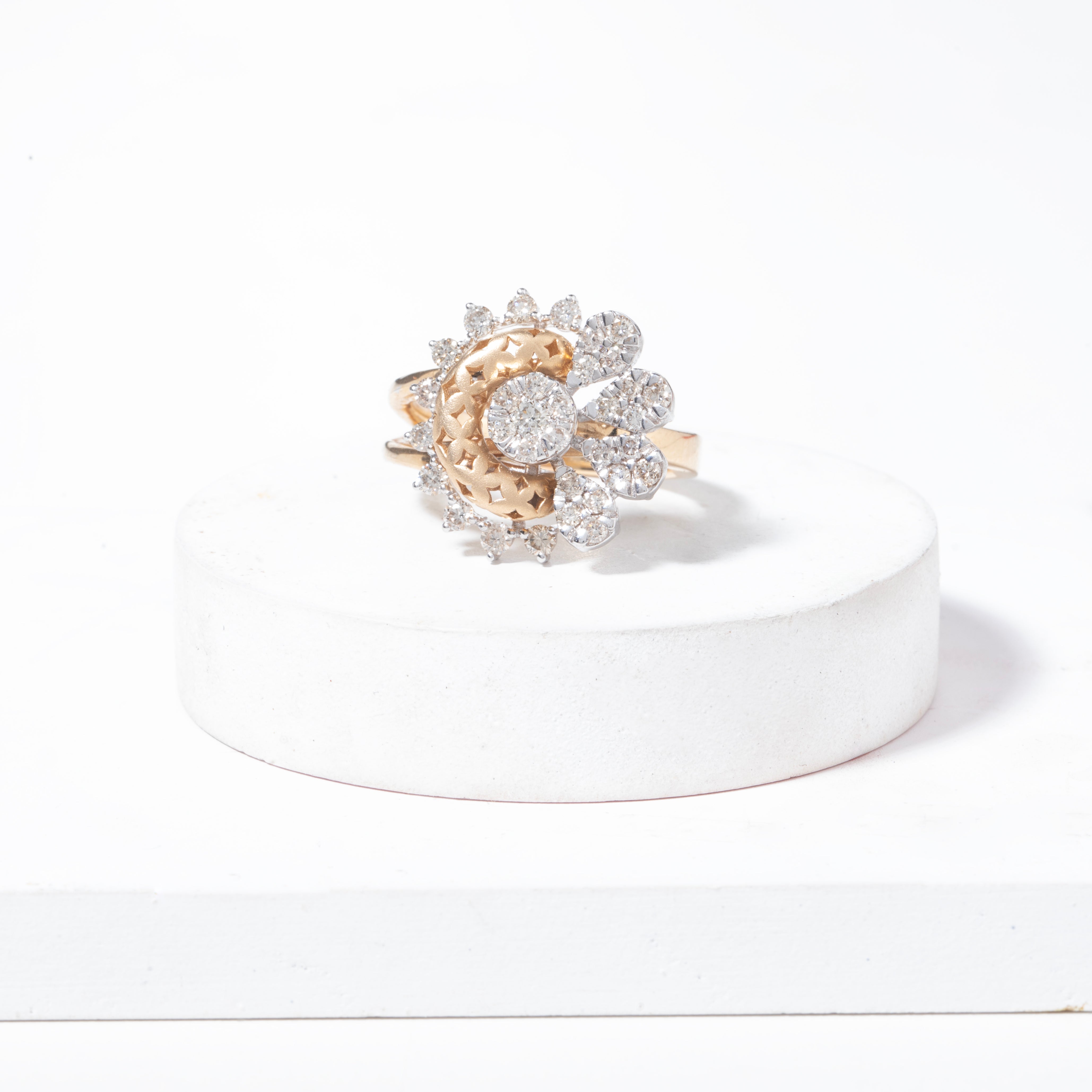 Crown Diamond Ring