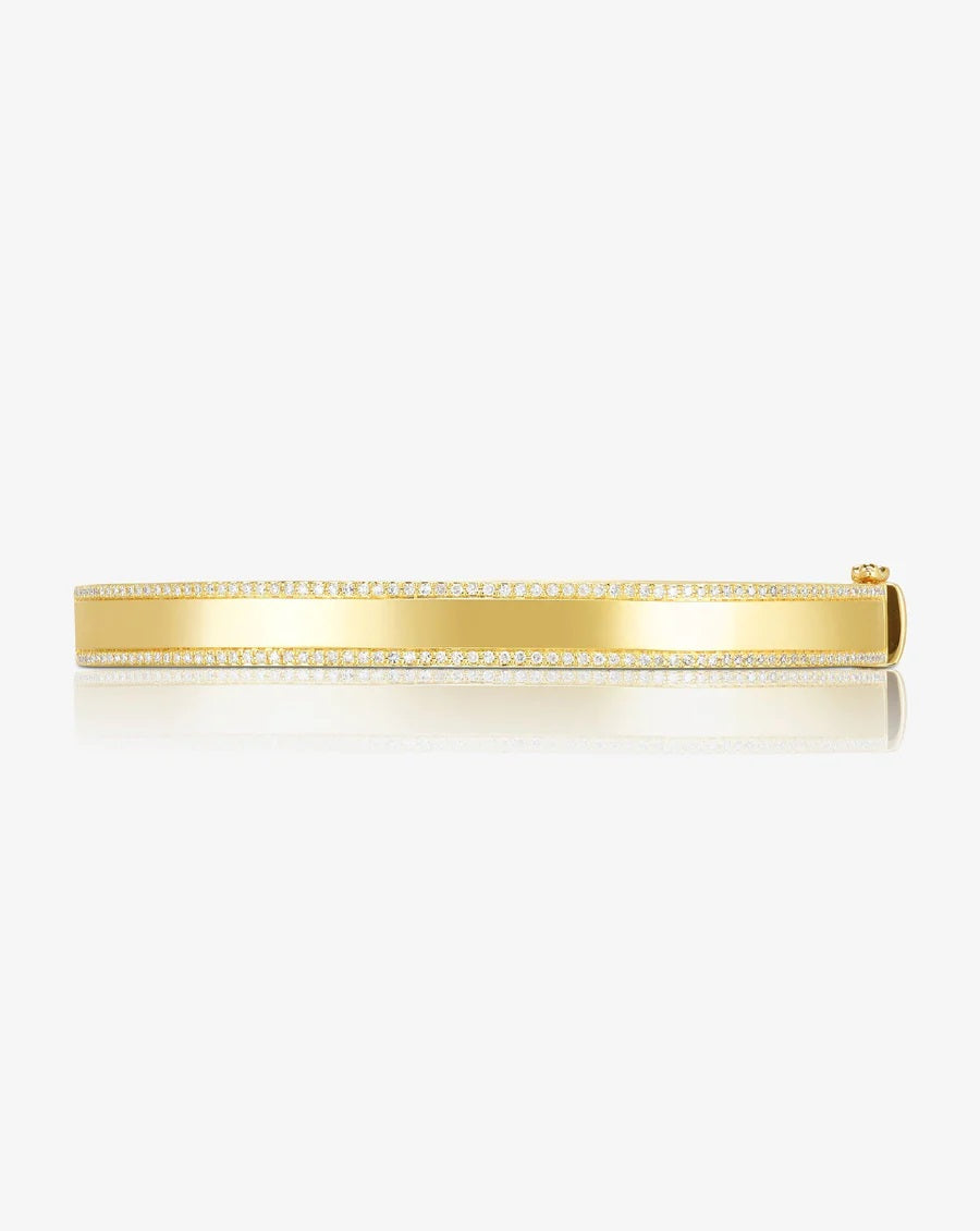 Diamond Border Bangle