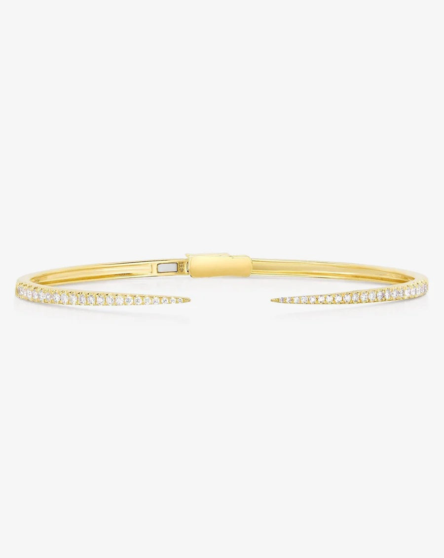Diamond Claw Cuff Bangle