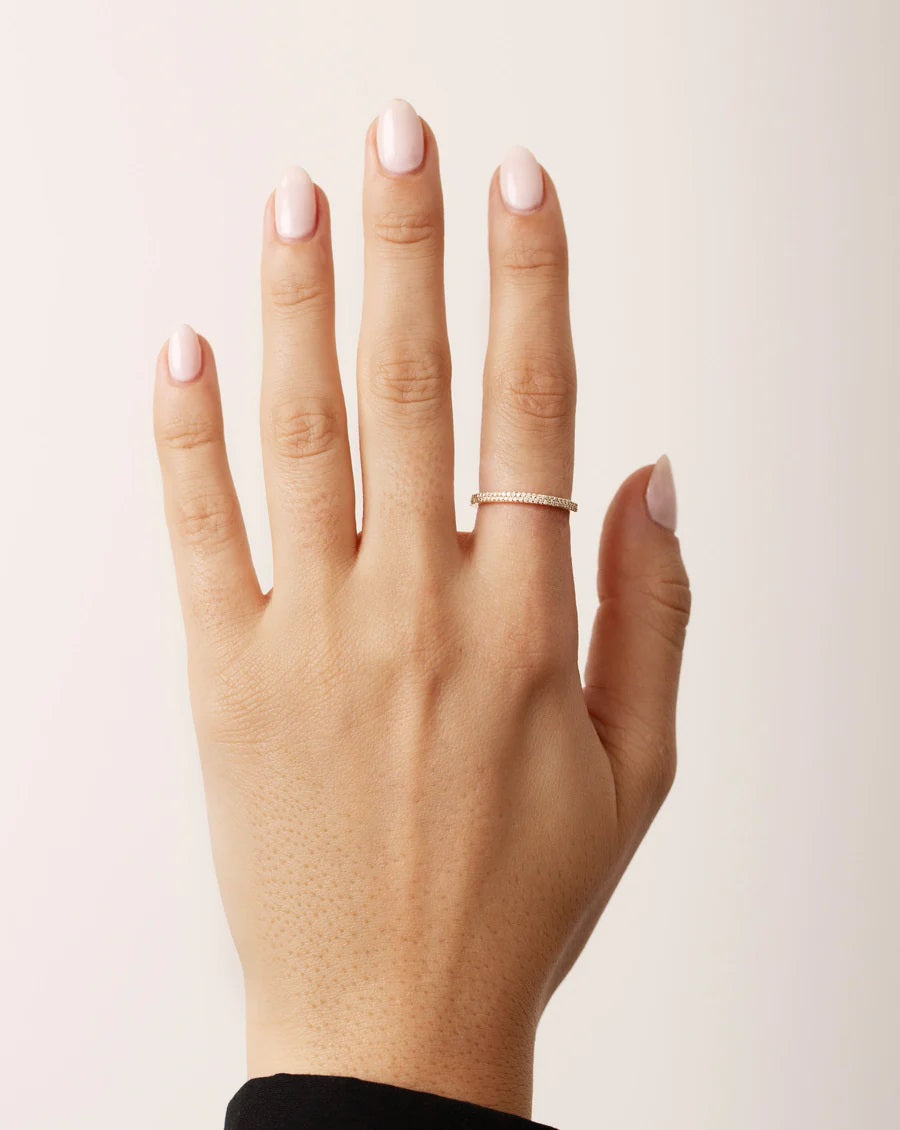 Double Row Pave Ring