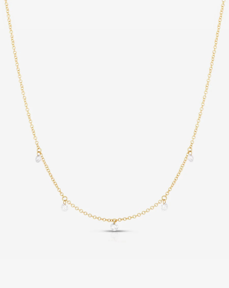 Floating Diamond Necklace