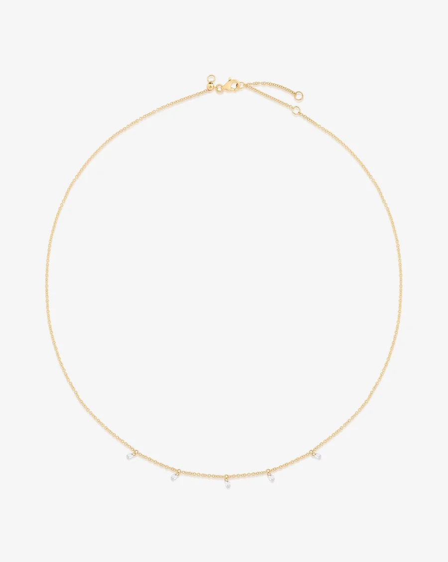 Floating Diamond Necklace