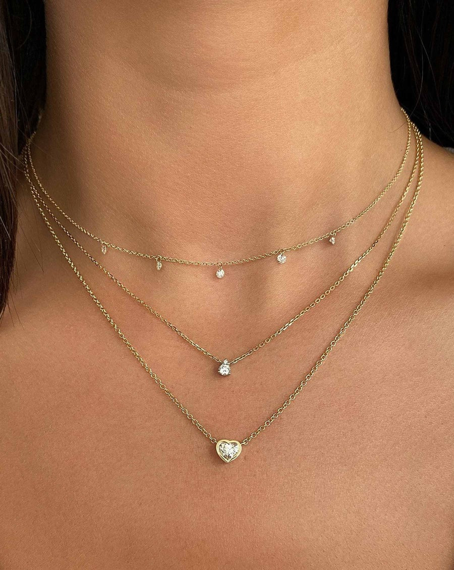 Floating Diamond Necklace