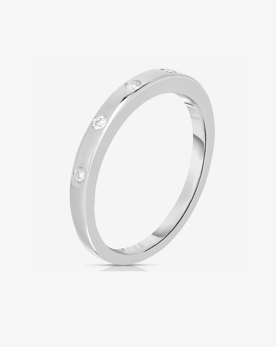 Inlay Diamond Ring