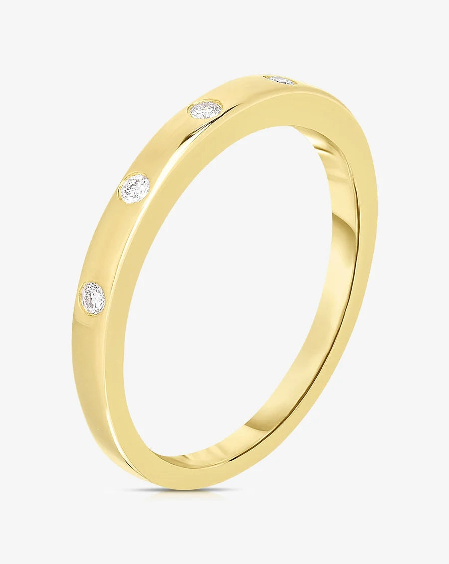 Inlay Diamond Ring