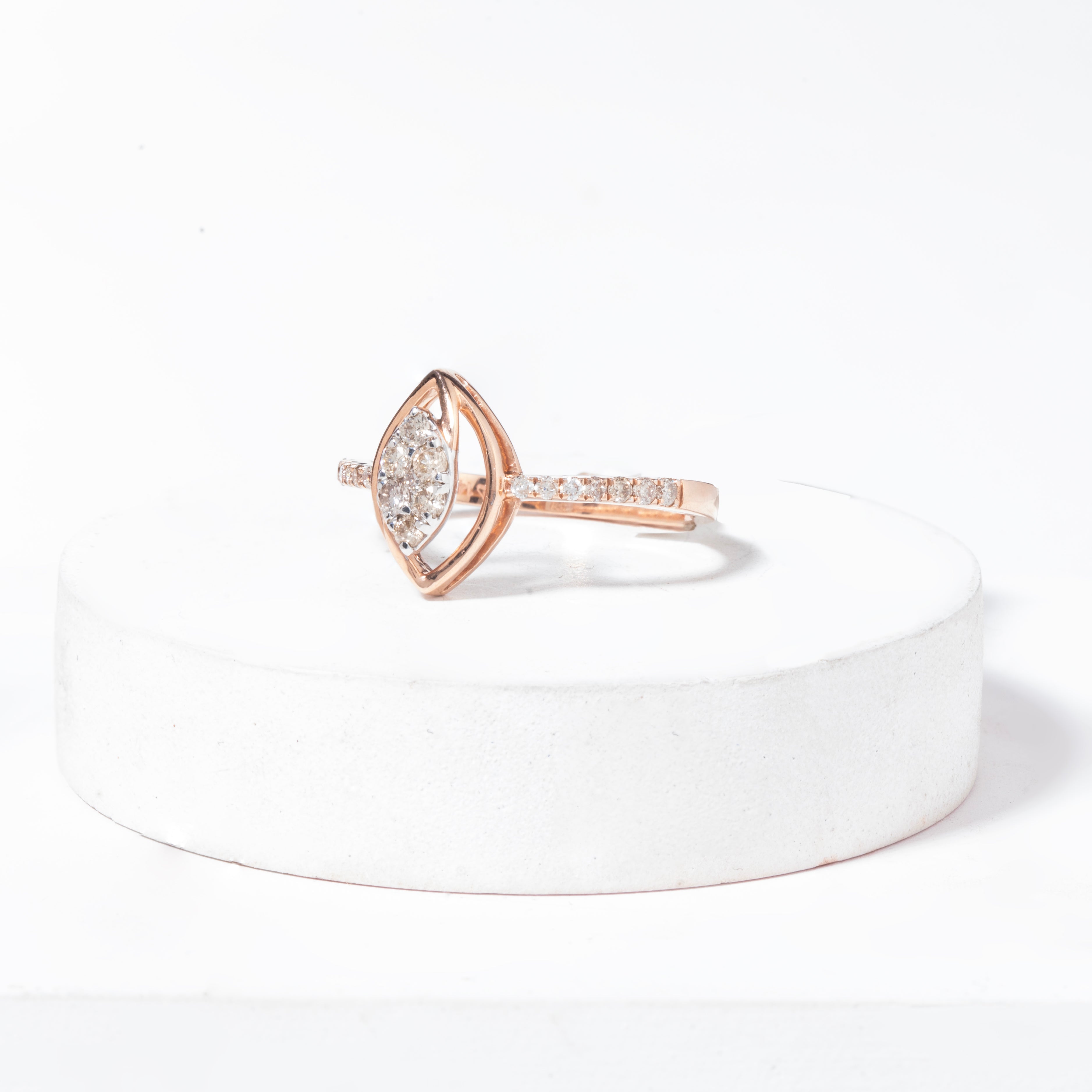 Marquise Illusion Diamond Ring
