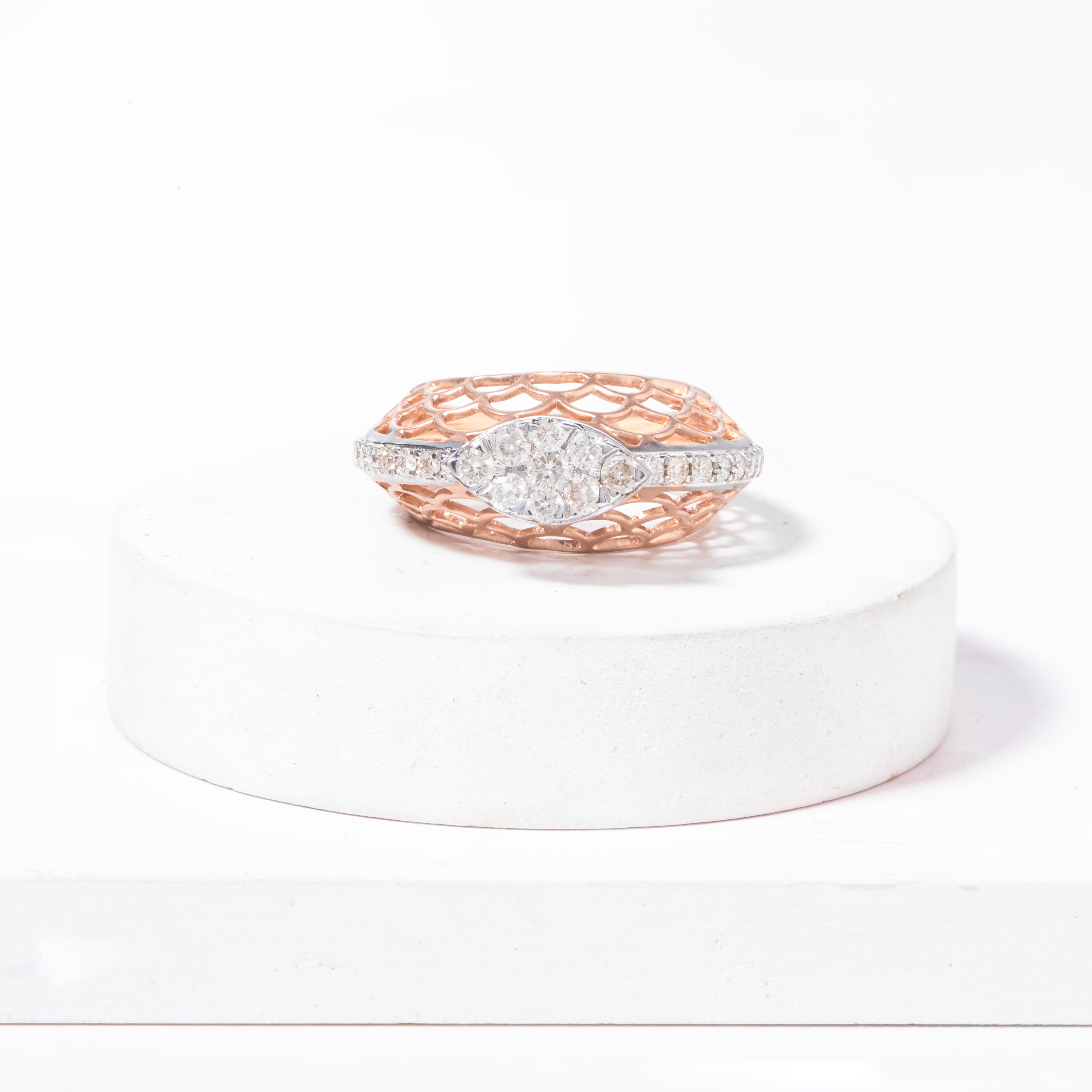 Marquise Illusion Elevated Ring