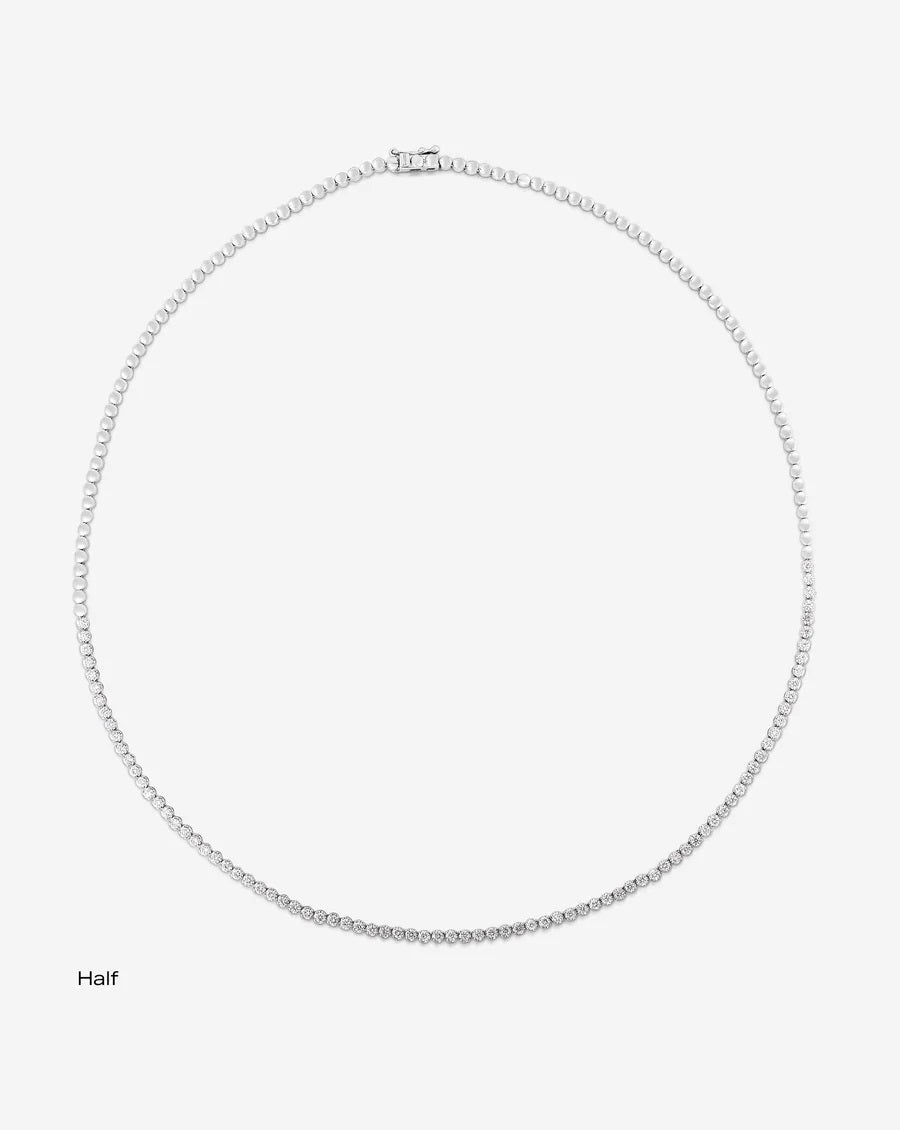 Mini Diamond Tennis Necklace