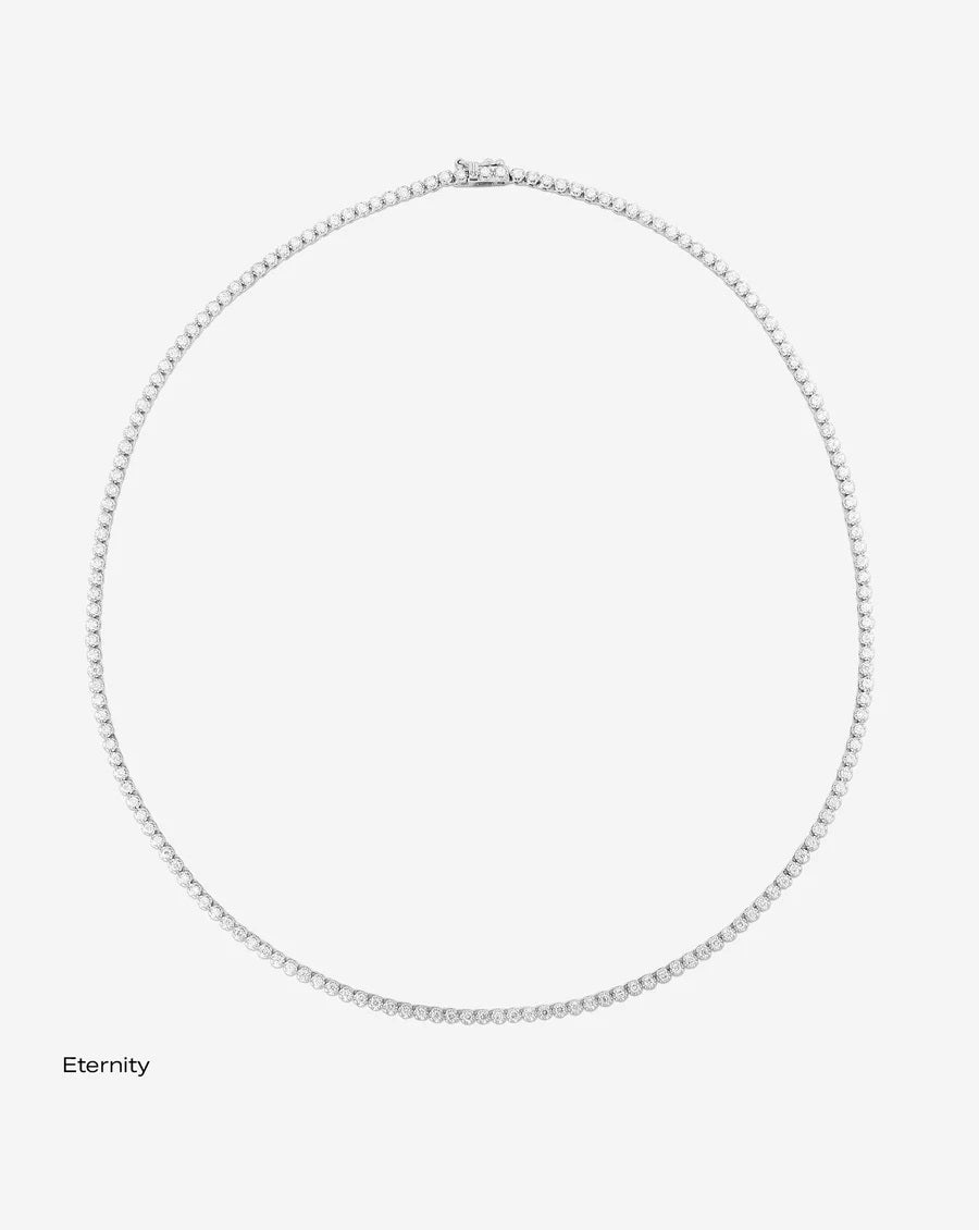 Mini Diamond Tennis Necklace