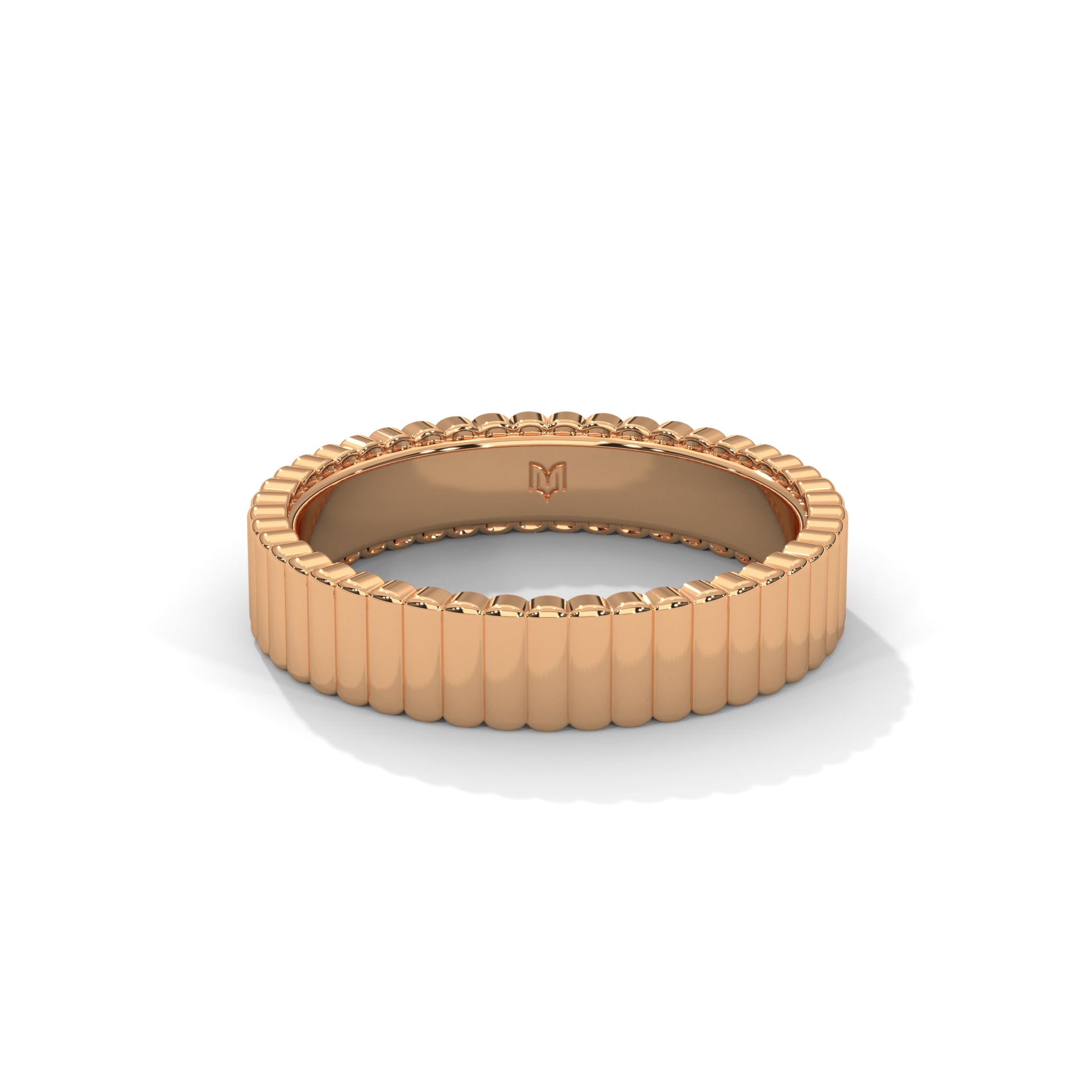 Ribbed Ring - 4mm
