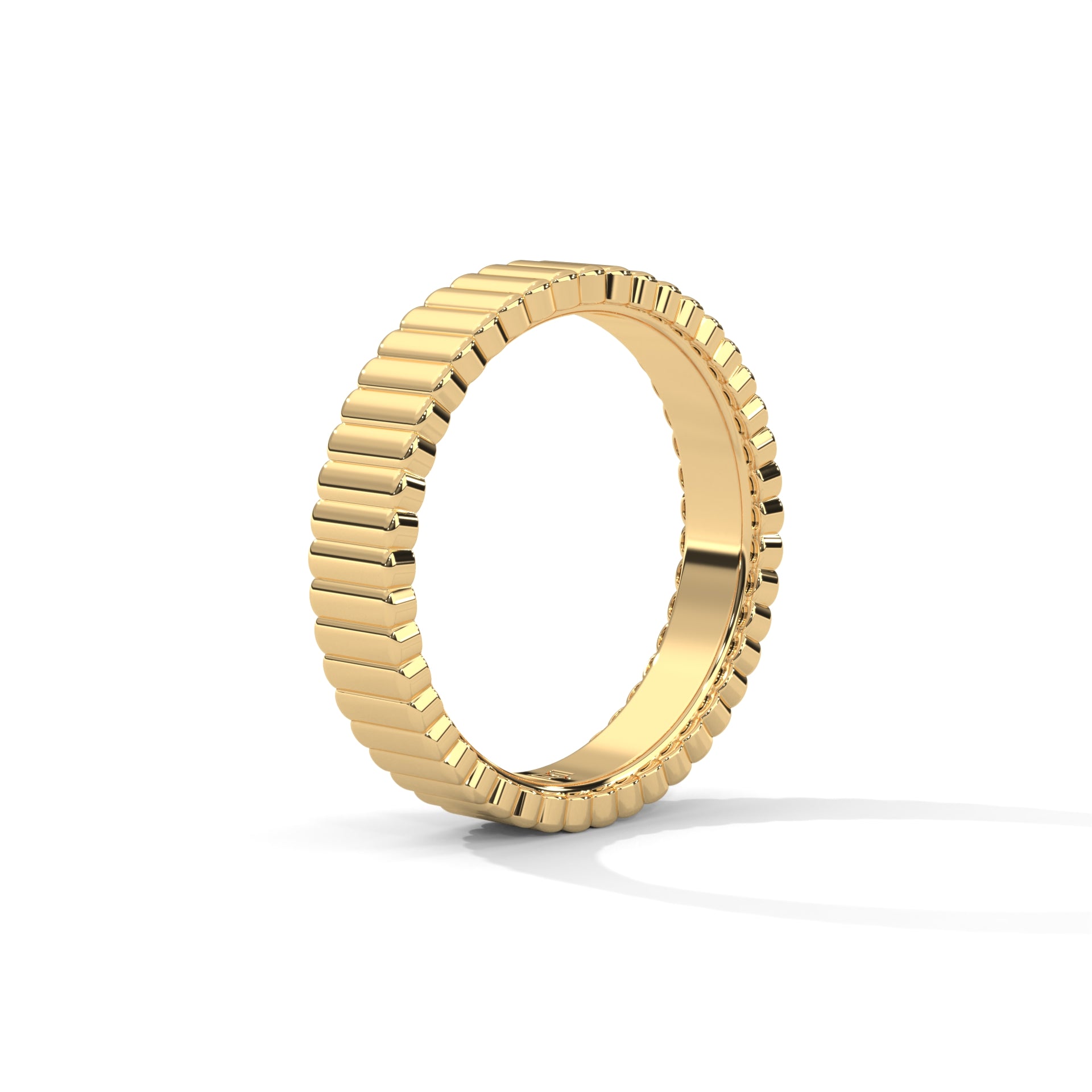 Ribbed Ring - 4mm