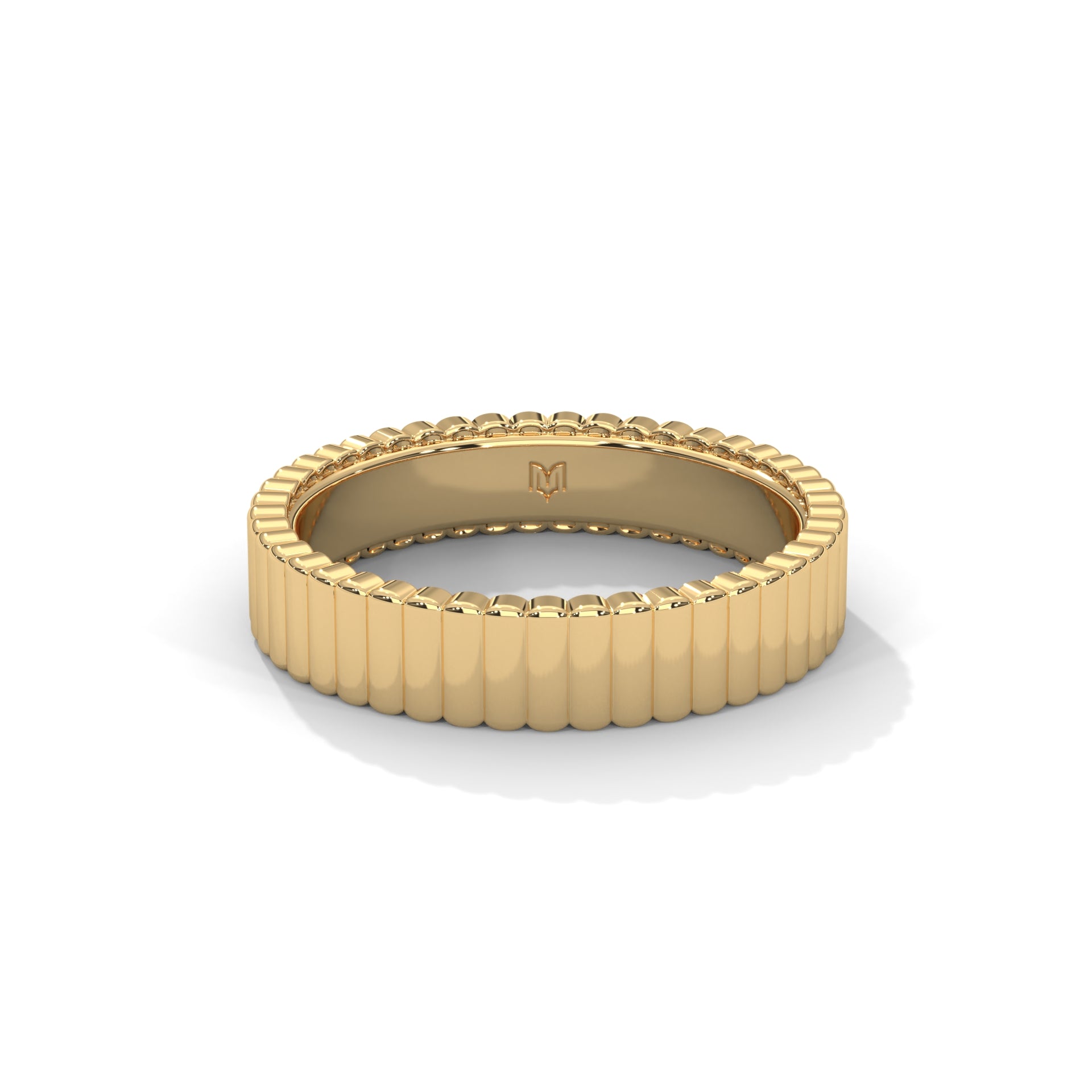 Ribbed Ring - 4mm