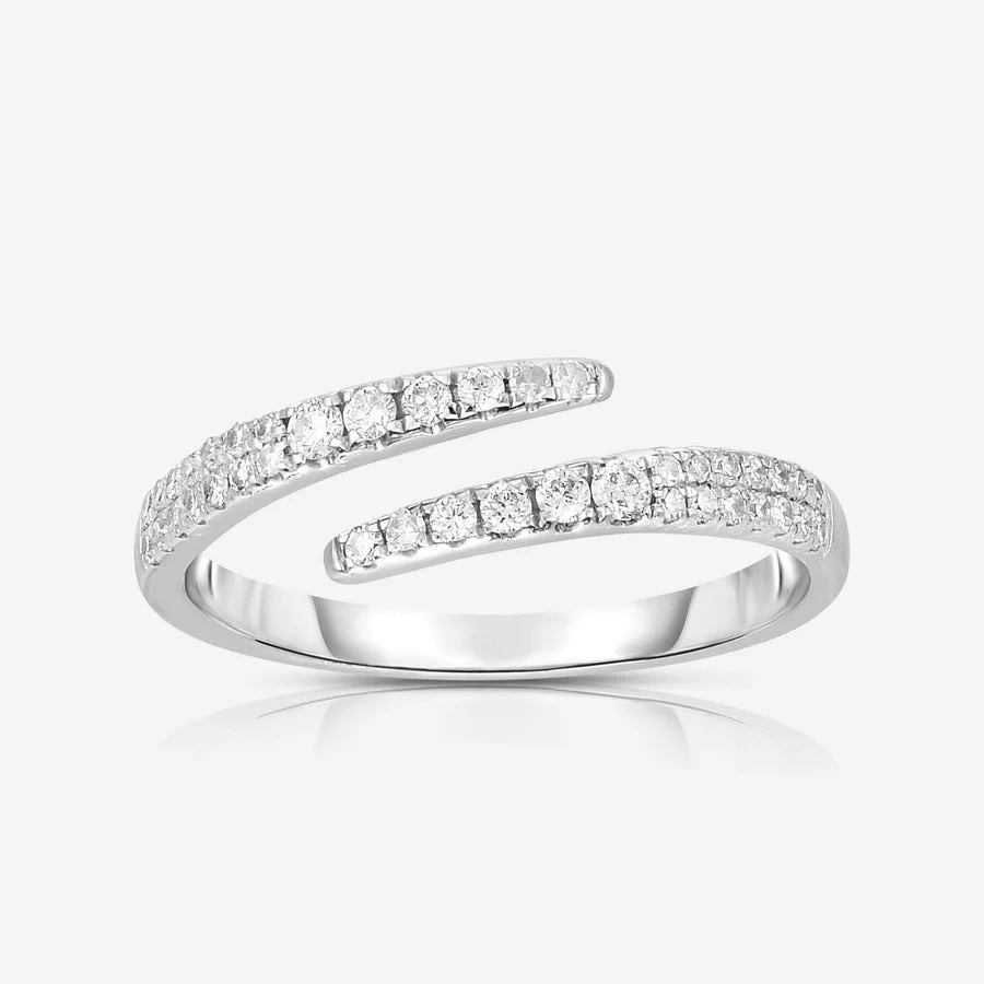 Round Diamond Wrap Ring