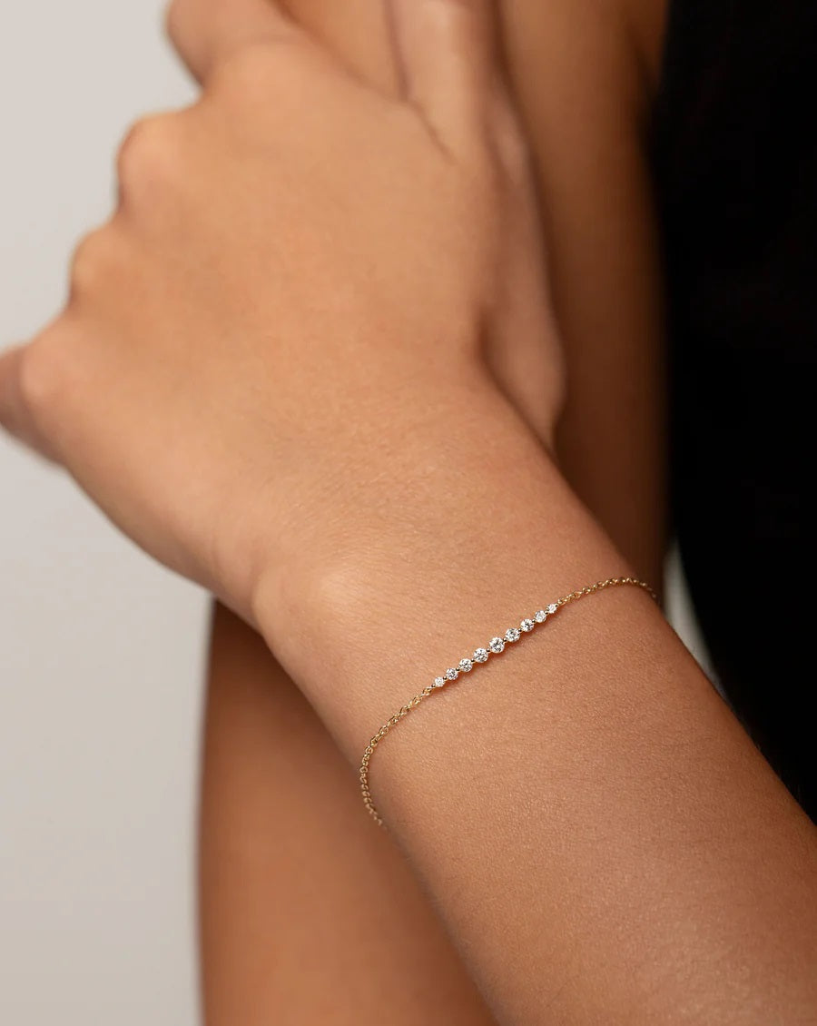 Single Prong Diamond Bracelet