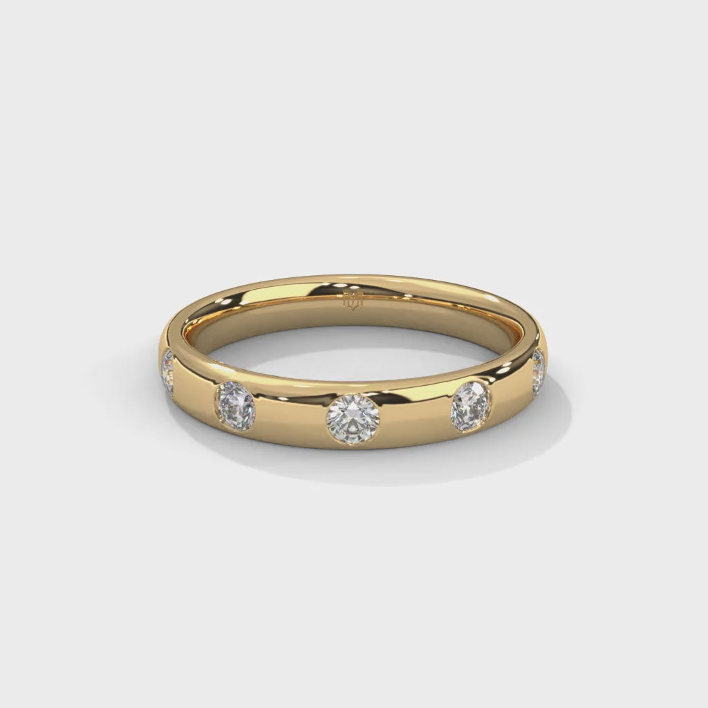 Inlay Diamond Ring