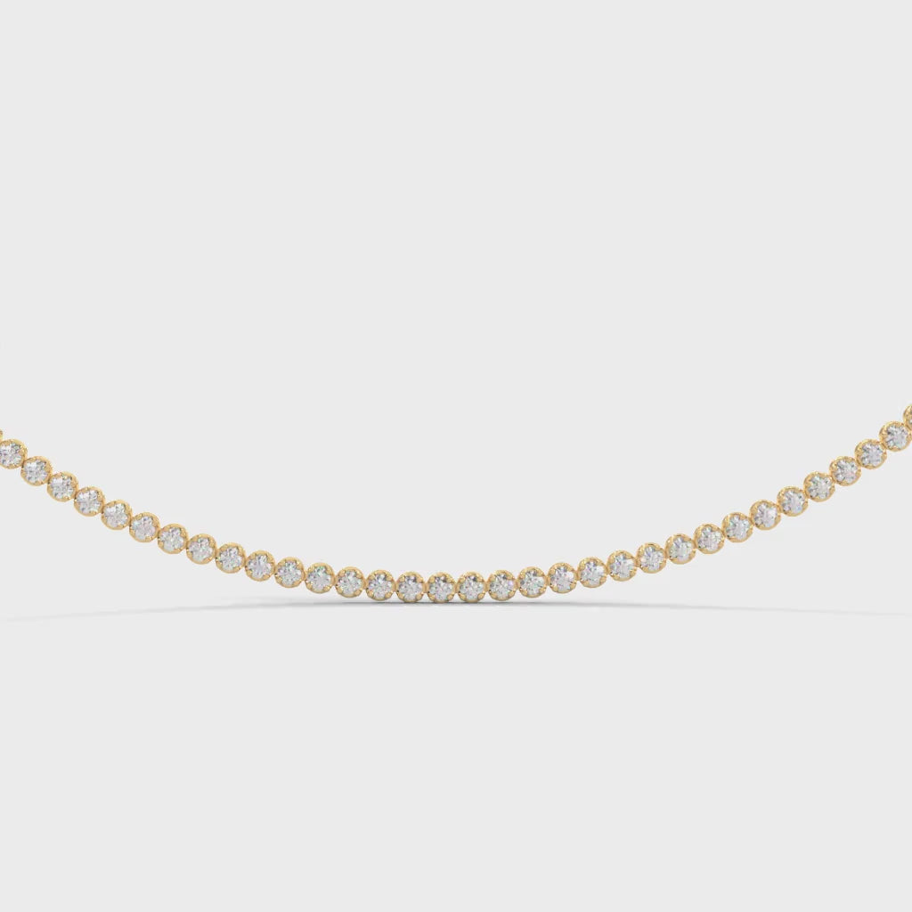 Mini Diamond Tennis Necklace