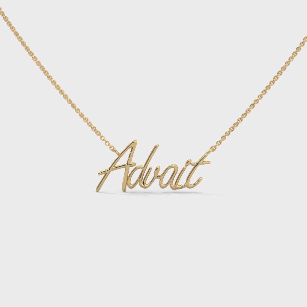 Personalized Gold Name Necklace