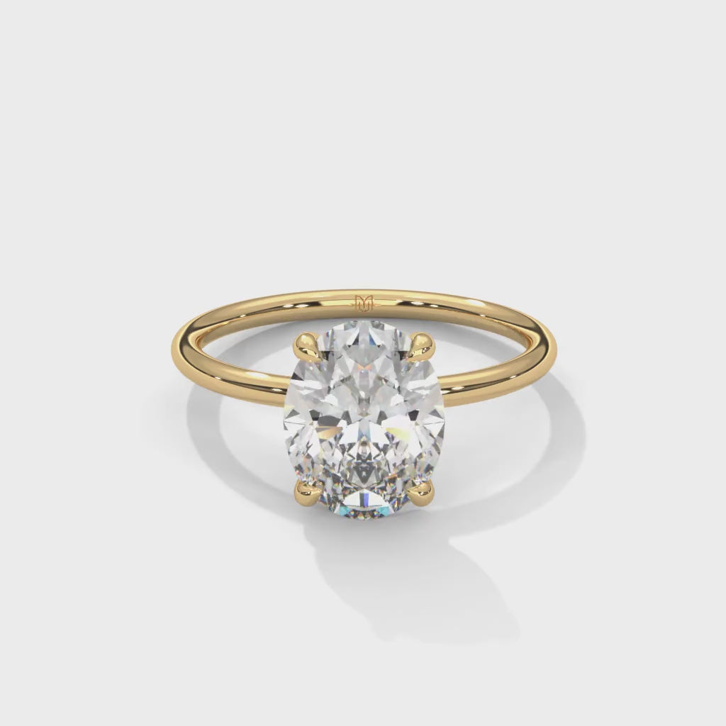 Oval Diamond Ring