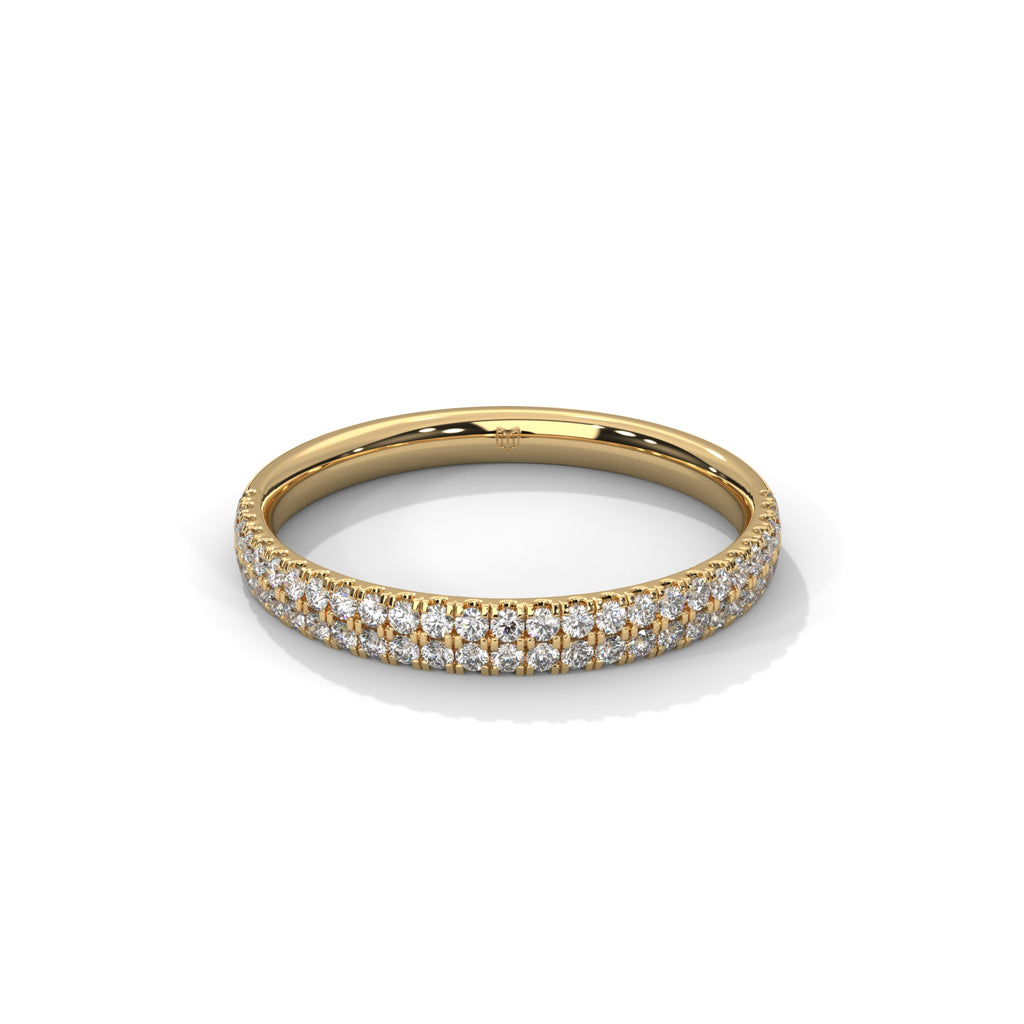 Double Row Pave Ring