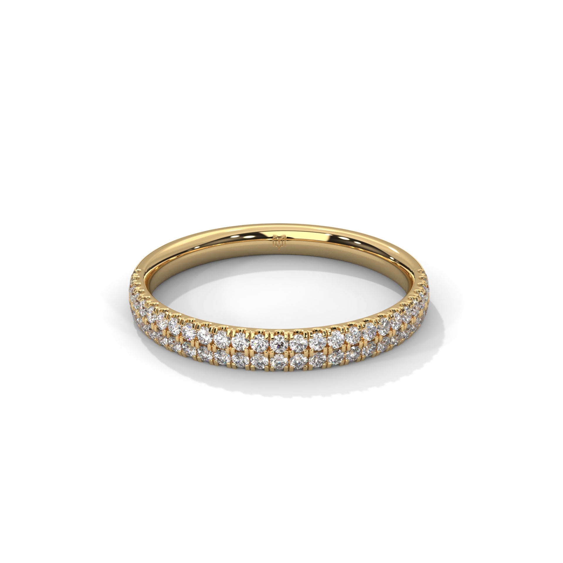 Double Row Pave Ring