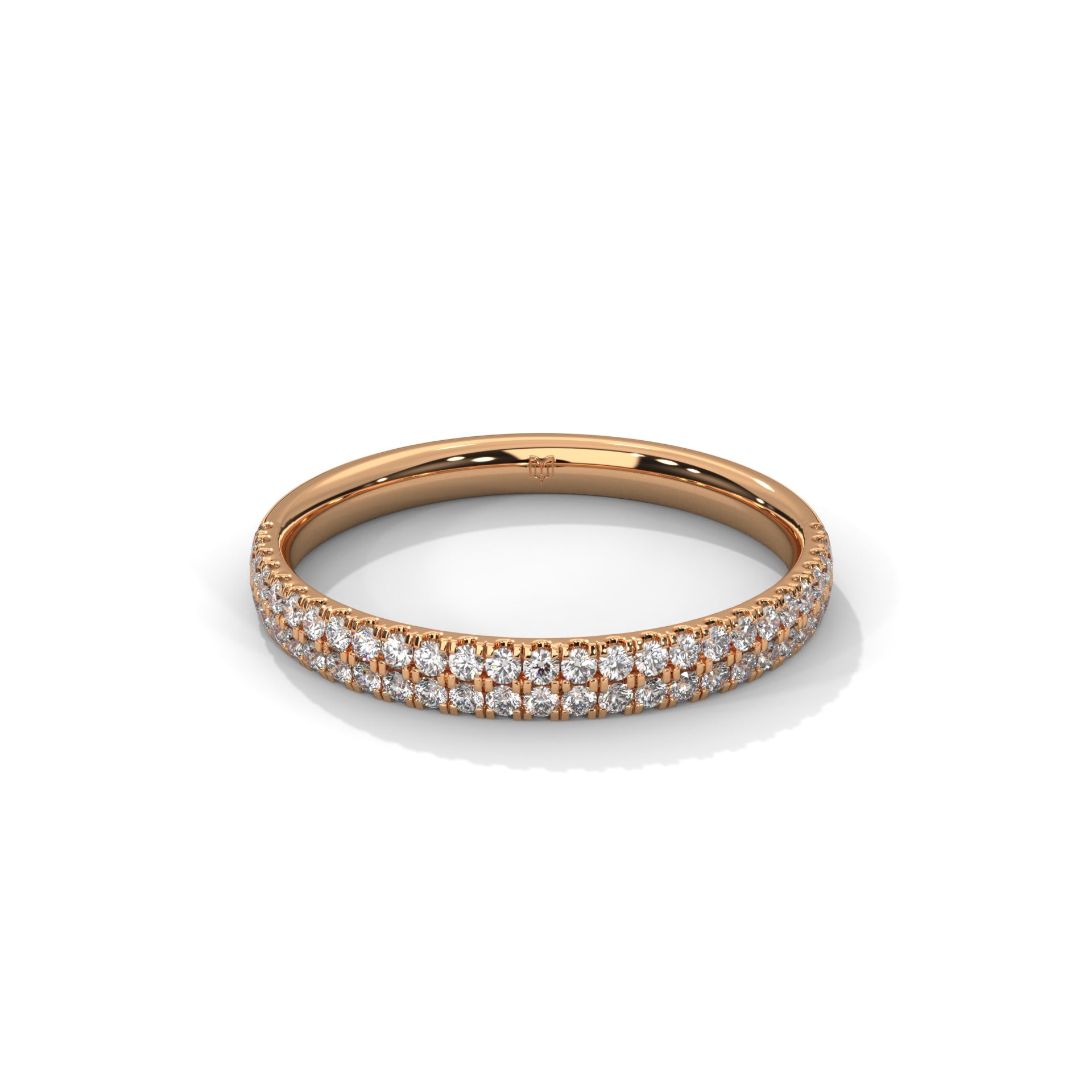 Double Row Pave Ring