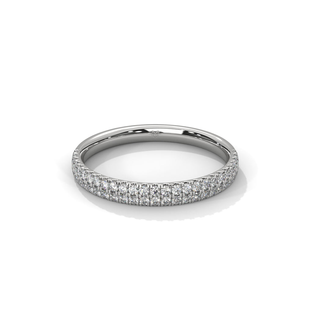Double Row Pave Ring