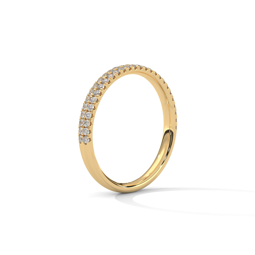 Double Row Pave Ring