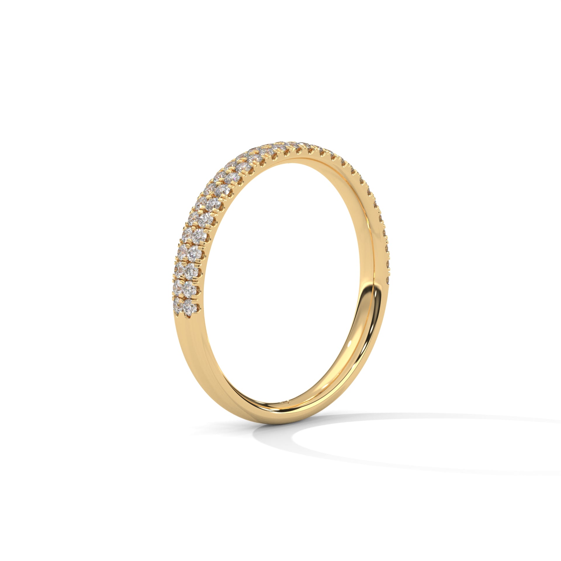 Double Row Pave Ring