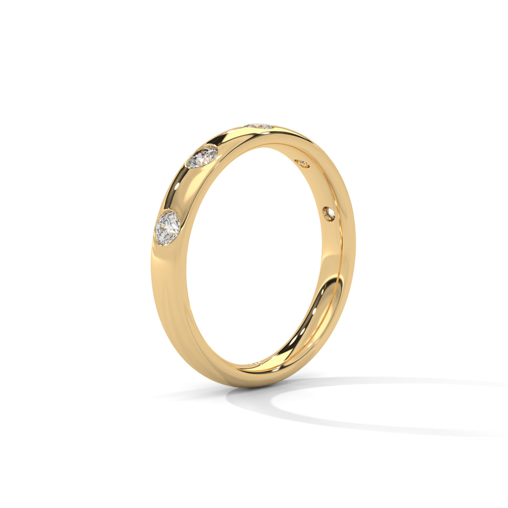 Inlay Diamond Ring