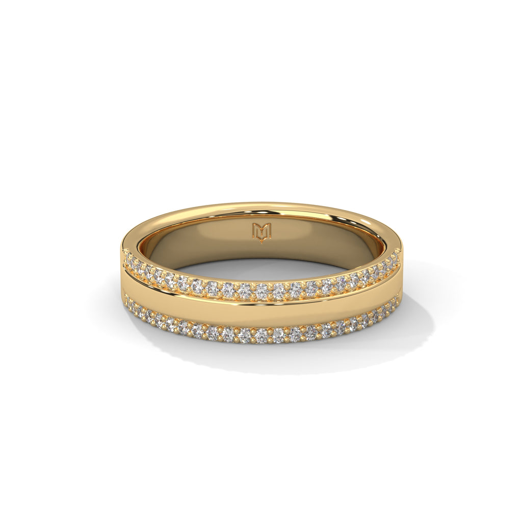 Diamond Border Ring