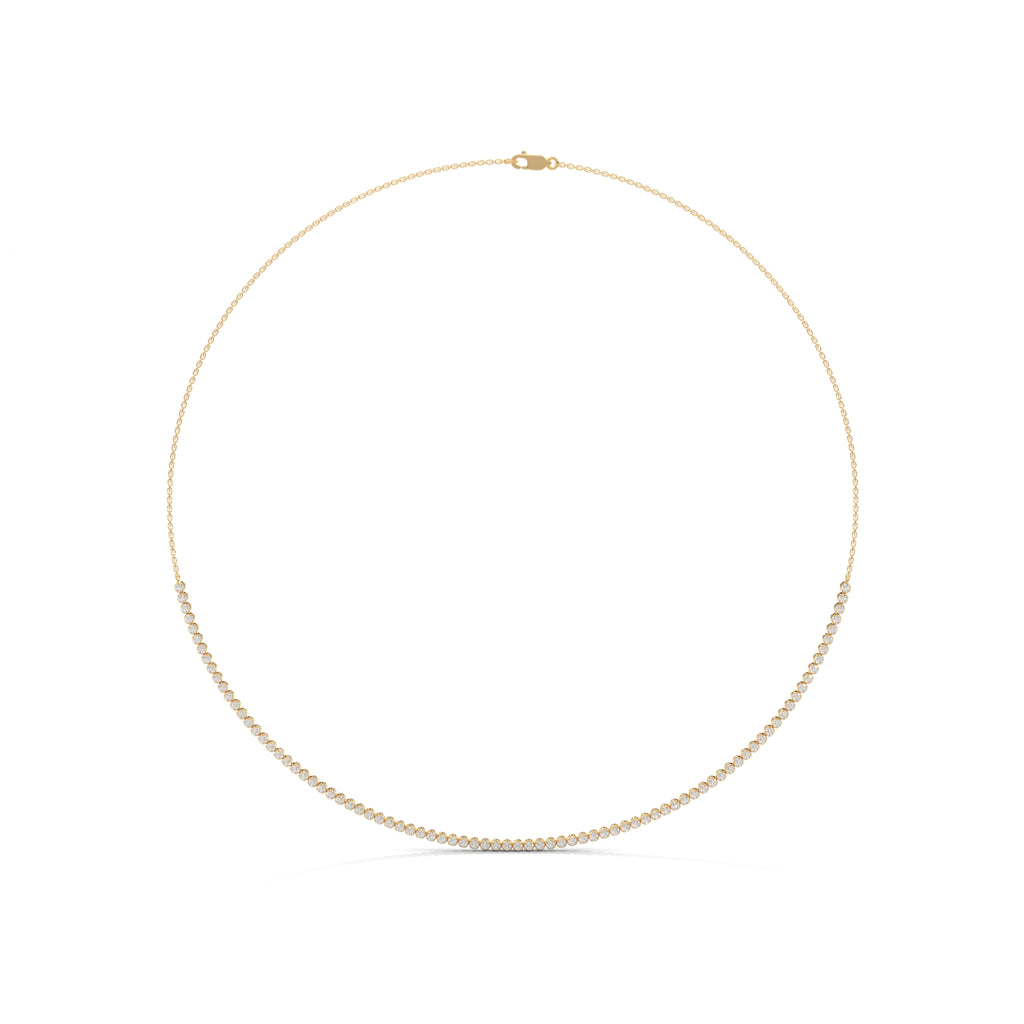Mini Diamond Tennis Necklace