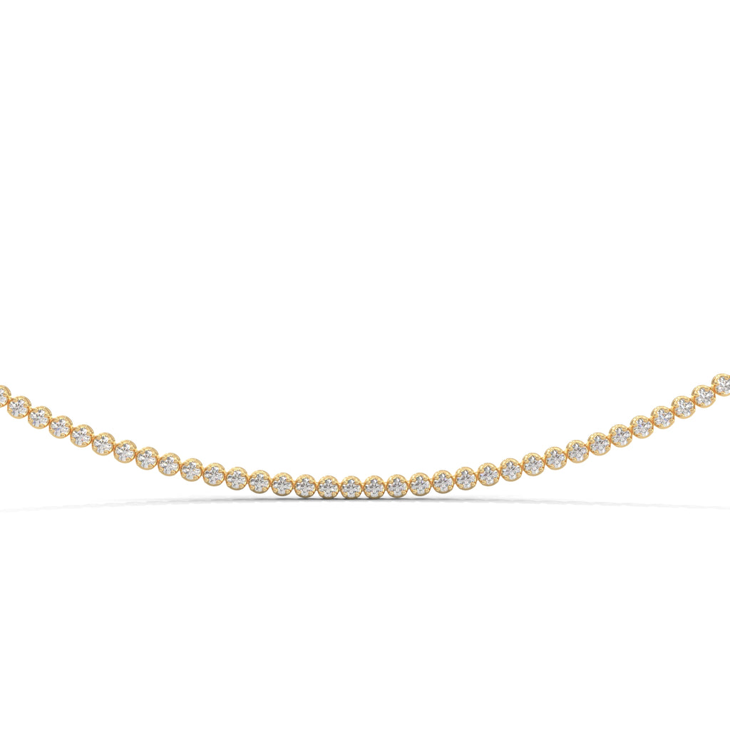 Tennis Necklace + Double Tennis Bracelet