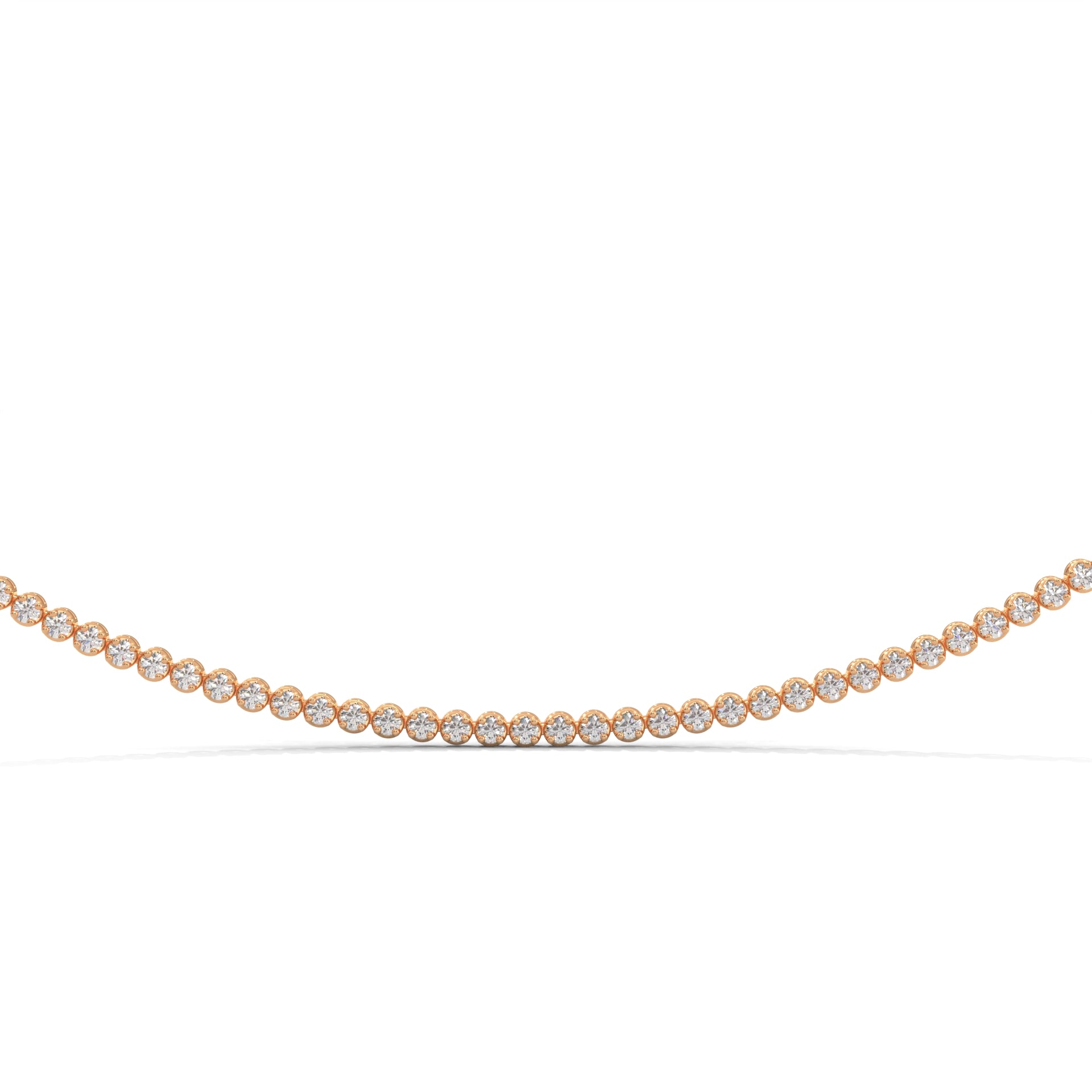 Tennis Necklace + Double Tennis Bracelet